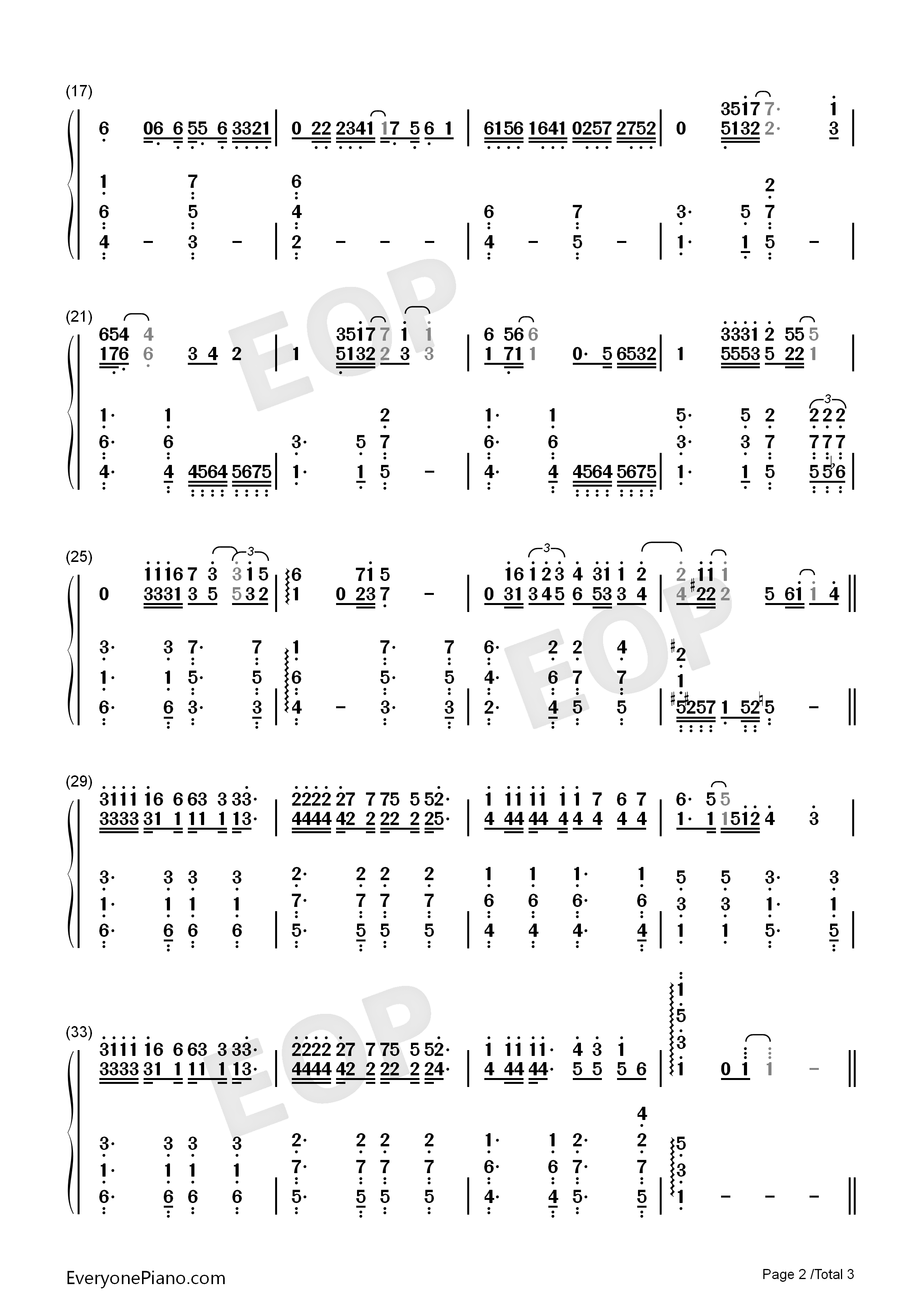 Love_Is_Like_A_Tide钢琴简谱_理查德克莱德曼演唱