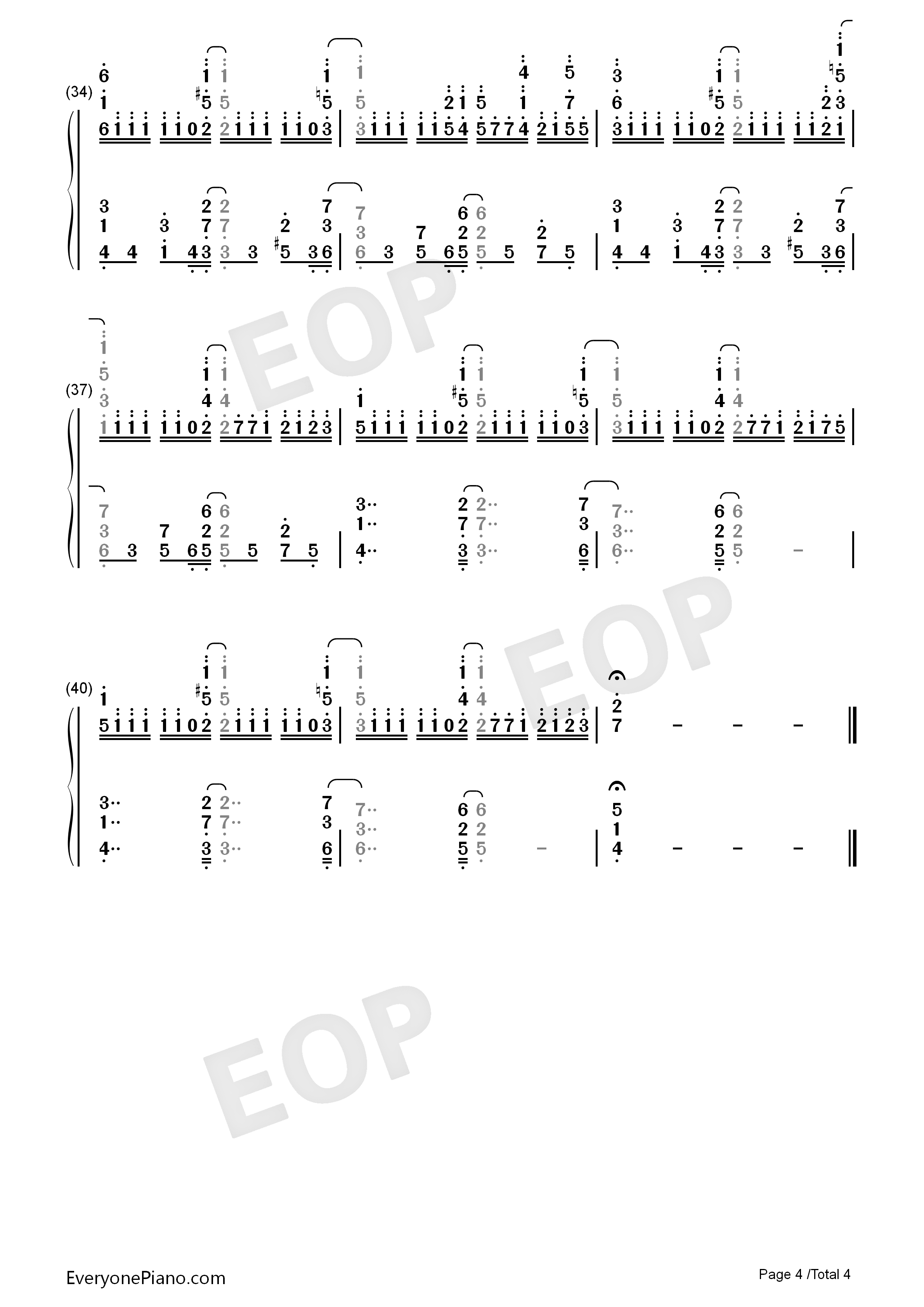 Sign钢琴简谱_内田彩演唱