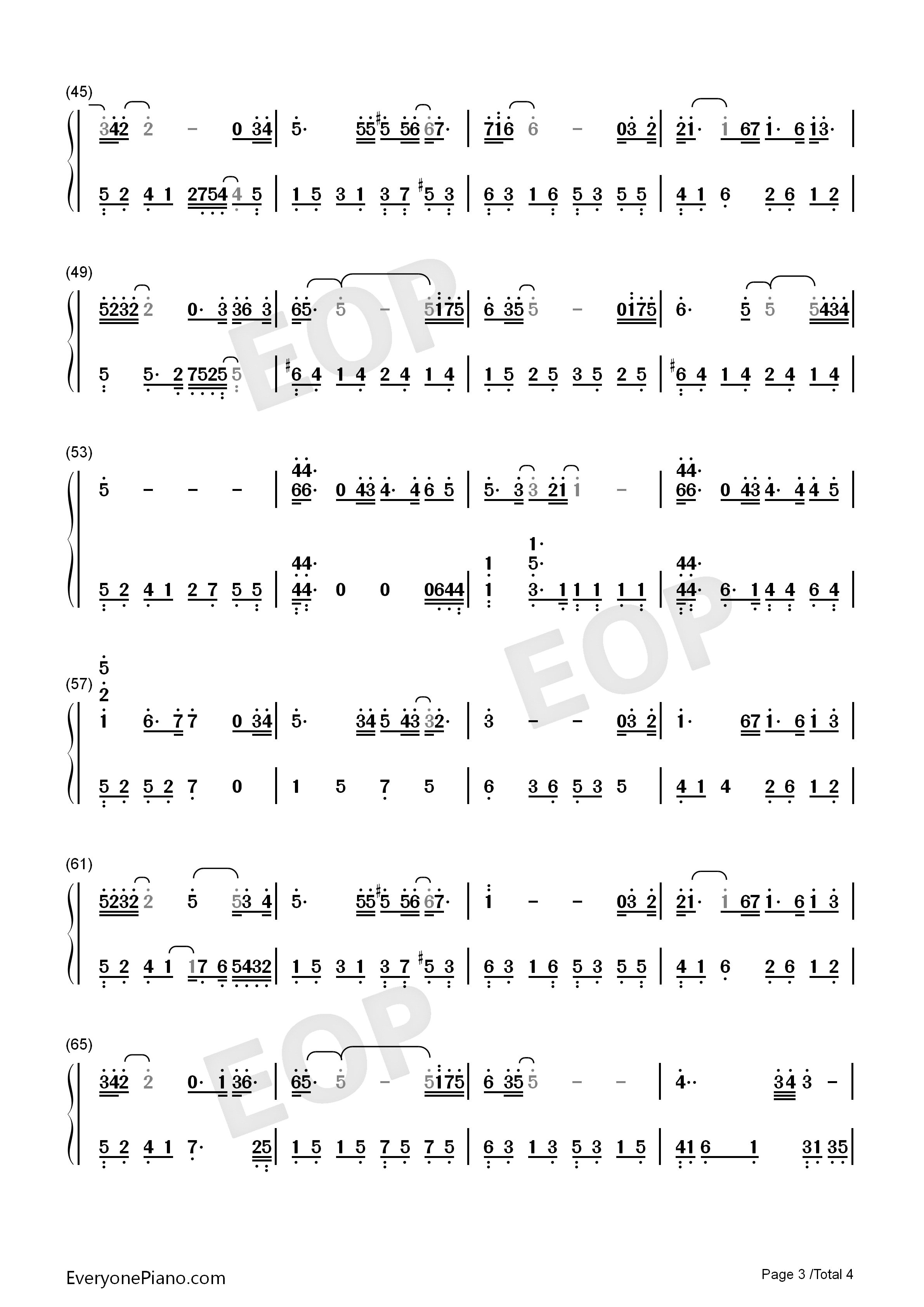 歌颂者钢琴简谱_吴青峰演唱