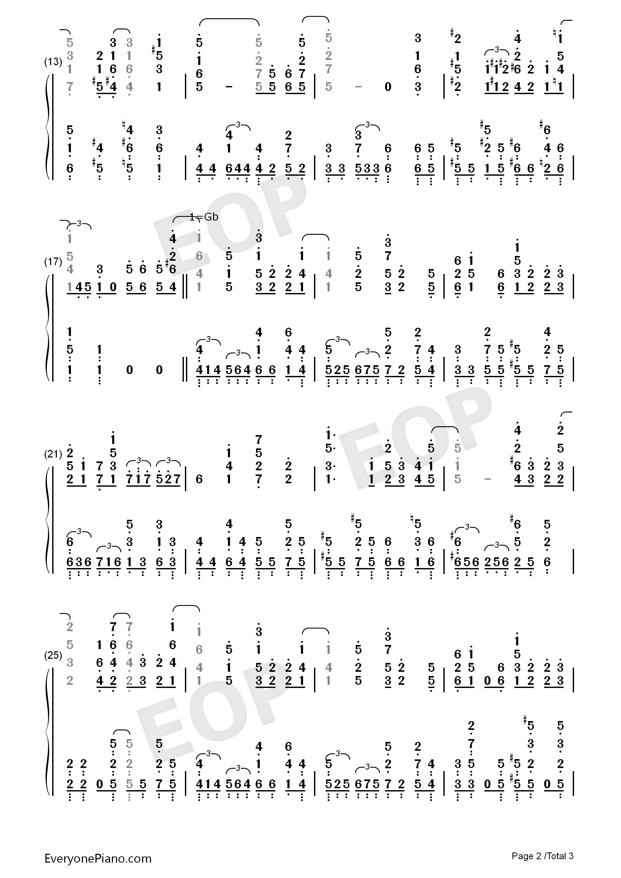 生きる钢琴简谱_安野希世乃演唱
