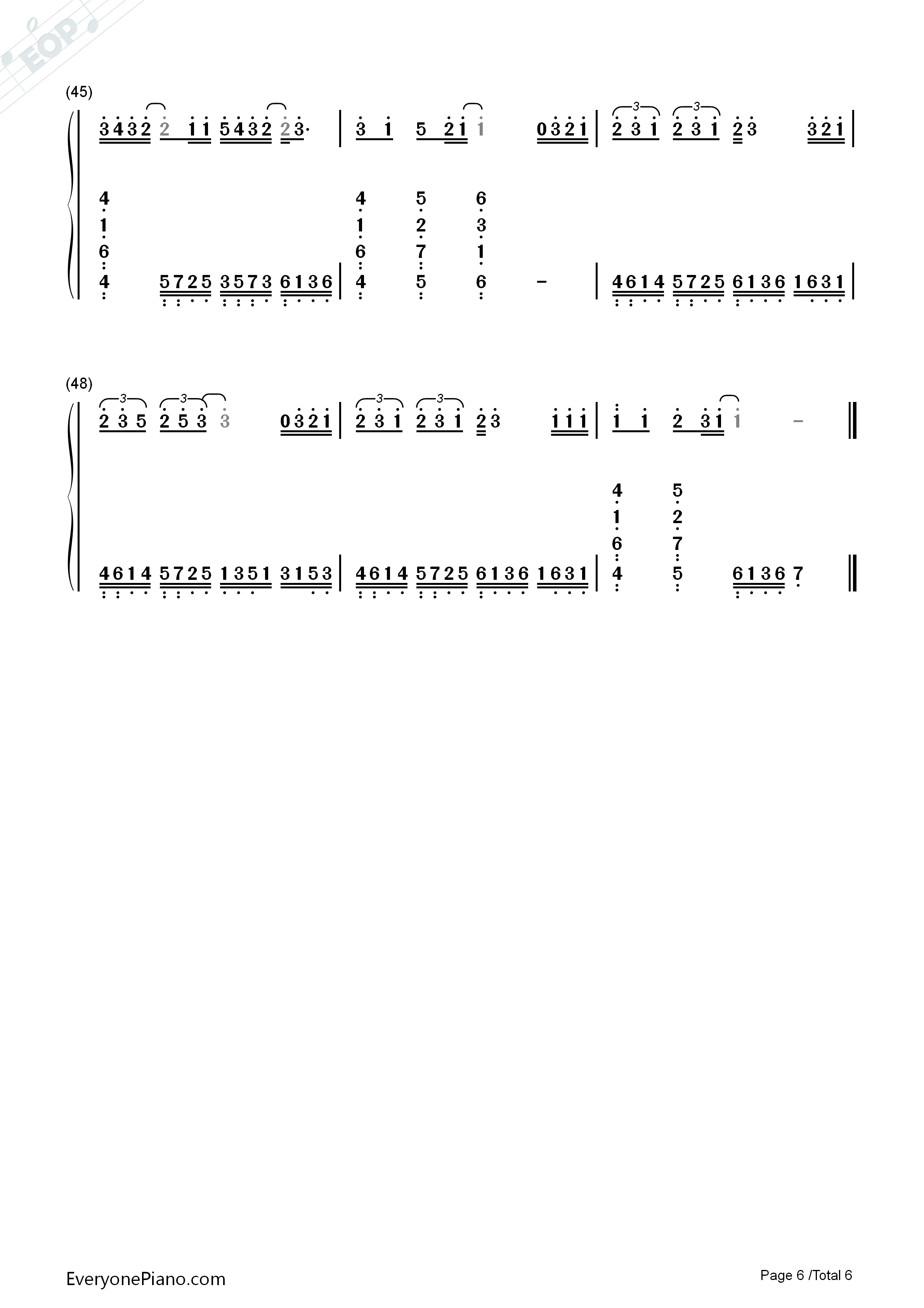 第一次告白钢琴简谱_TFBOYS演唱