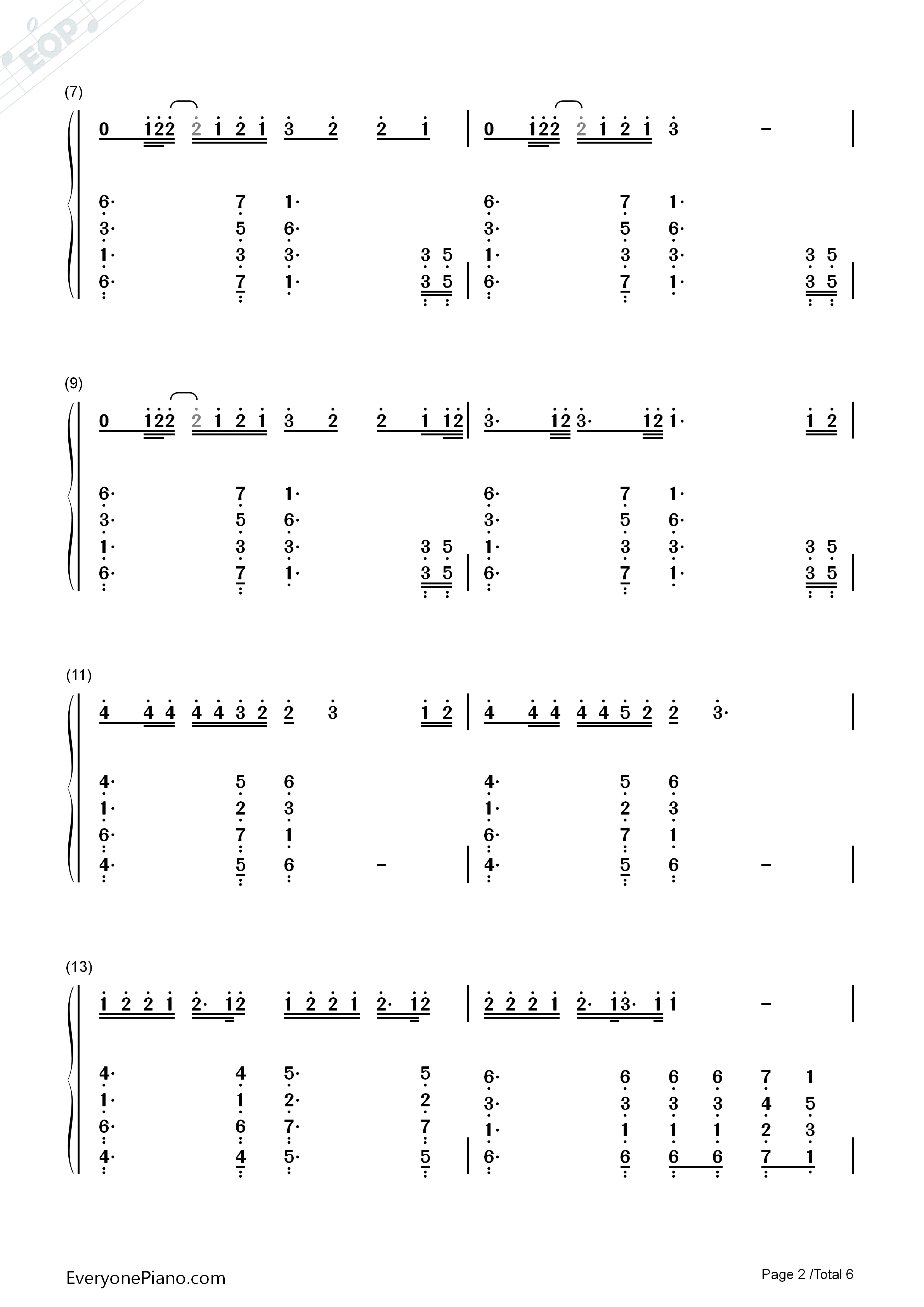 第一次告白钢琴简谱_TFBOYS演唱