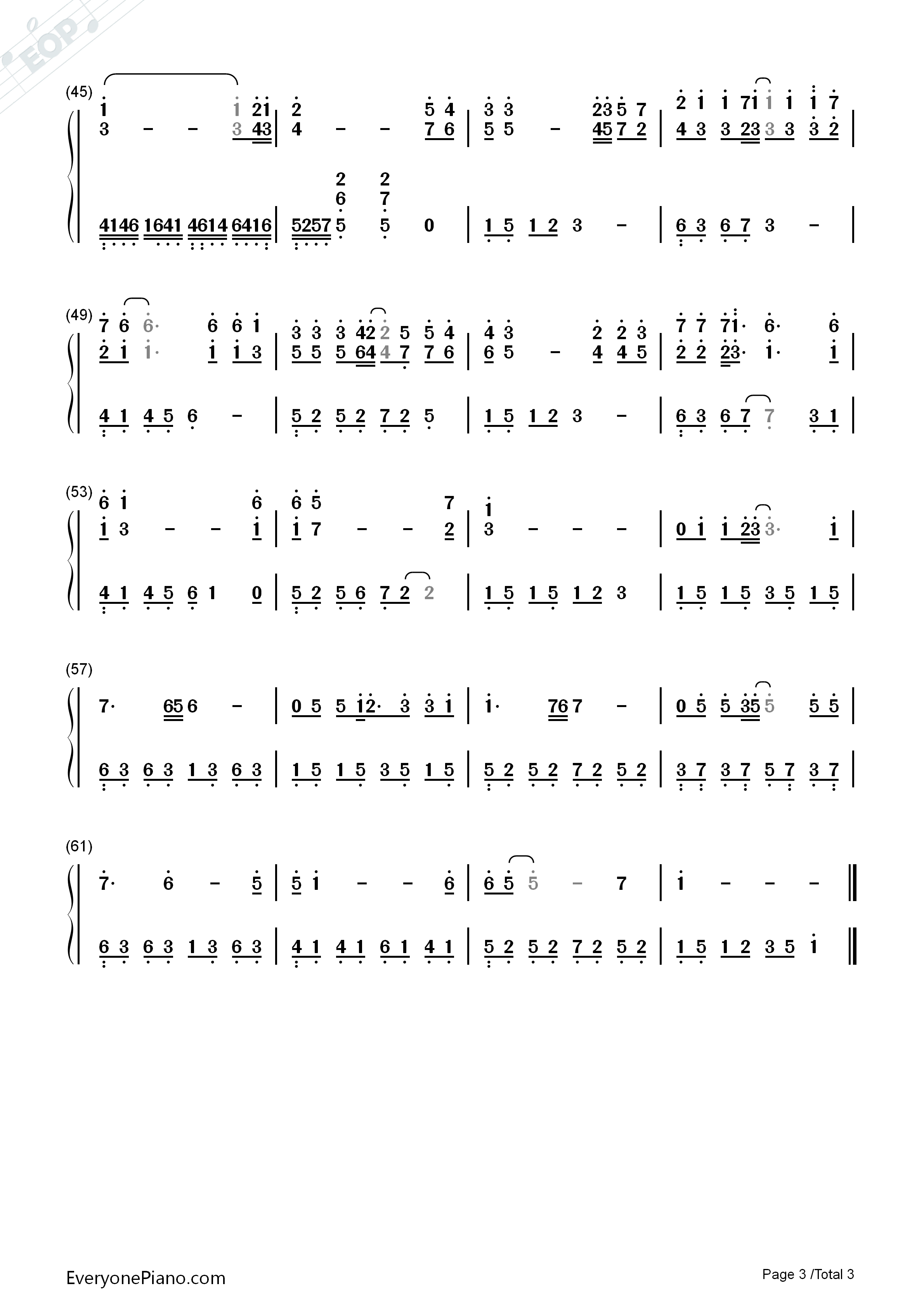 玻璃之情钢琴简谱_张国荣演唱