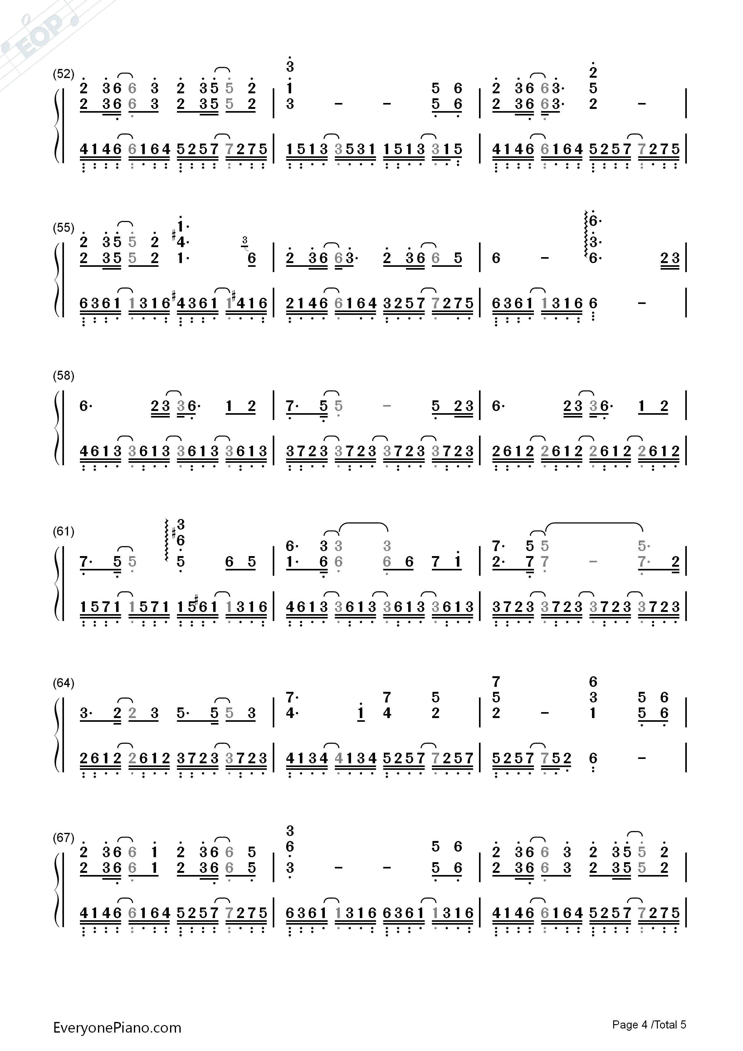 故城钢琴简谱_银临_灰原穷演唱