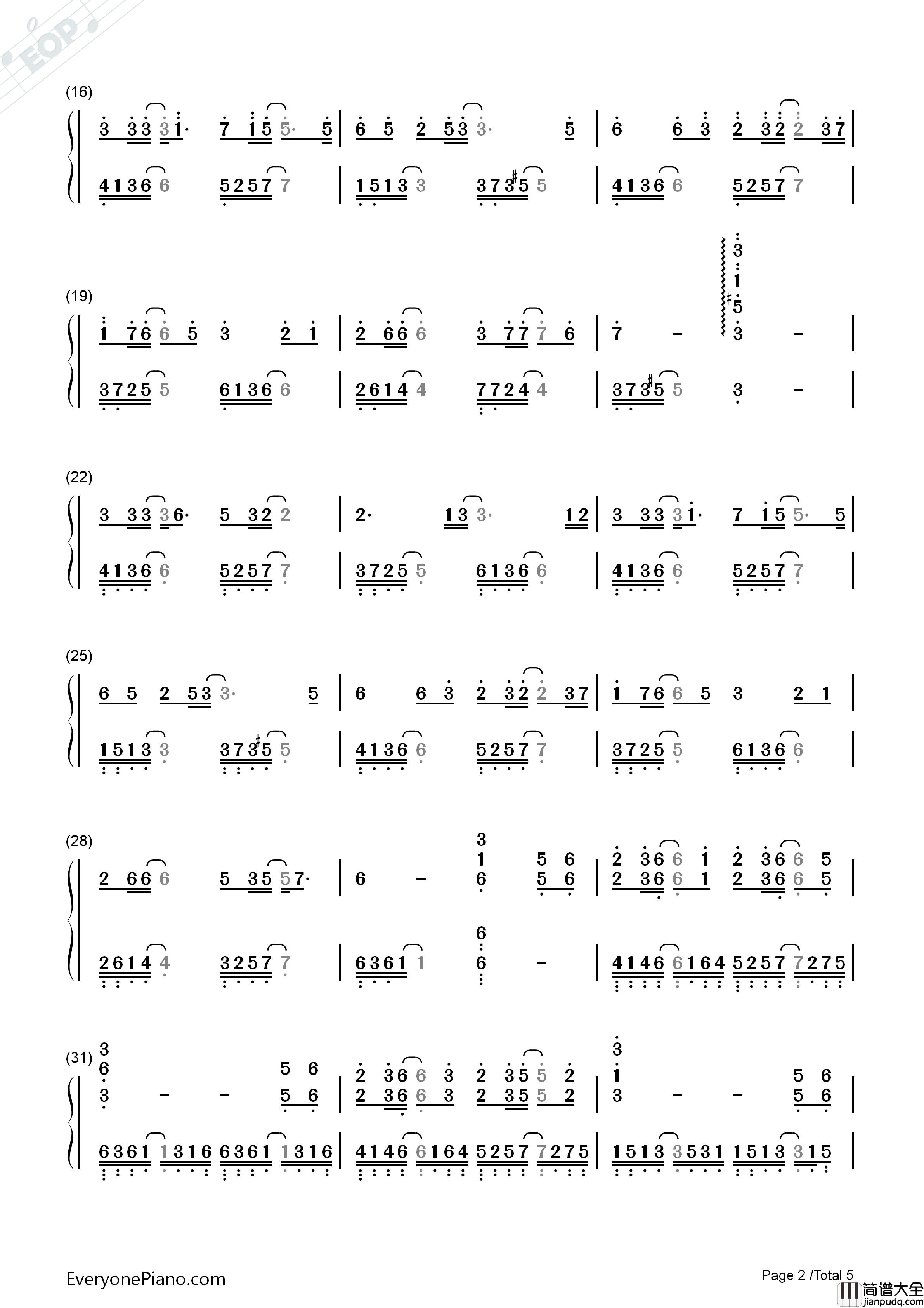 故城钢琴简谱_银临_灰原穷演唱