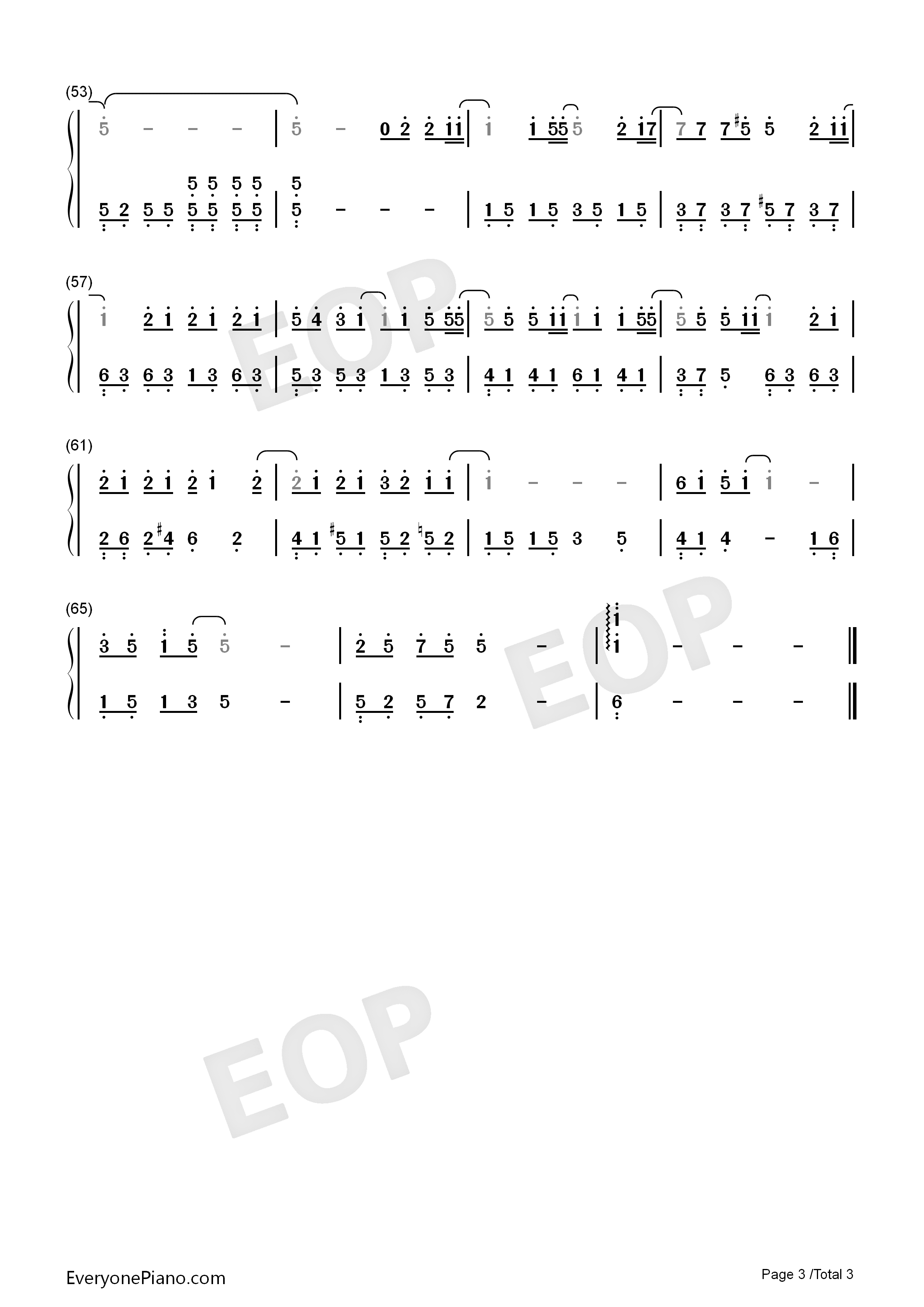 无名之辈钢琴简谱_陈雪燃演唱