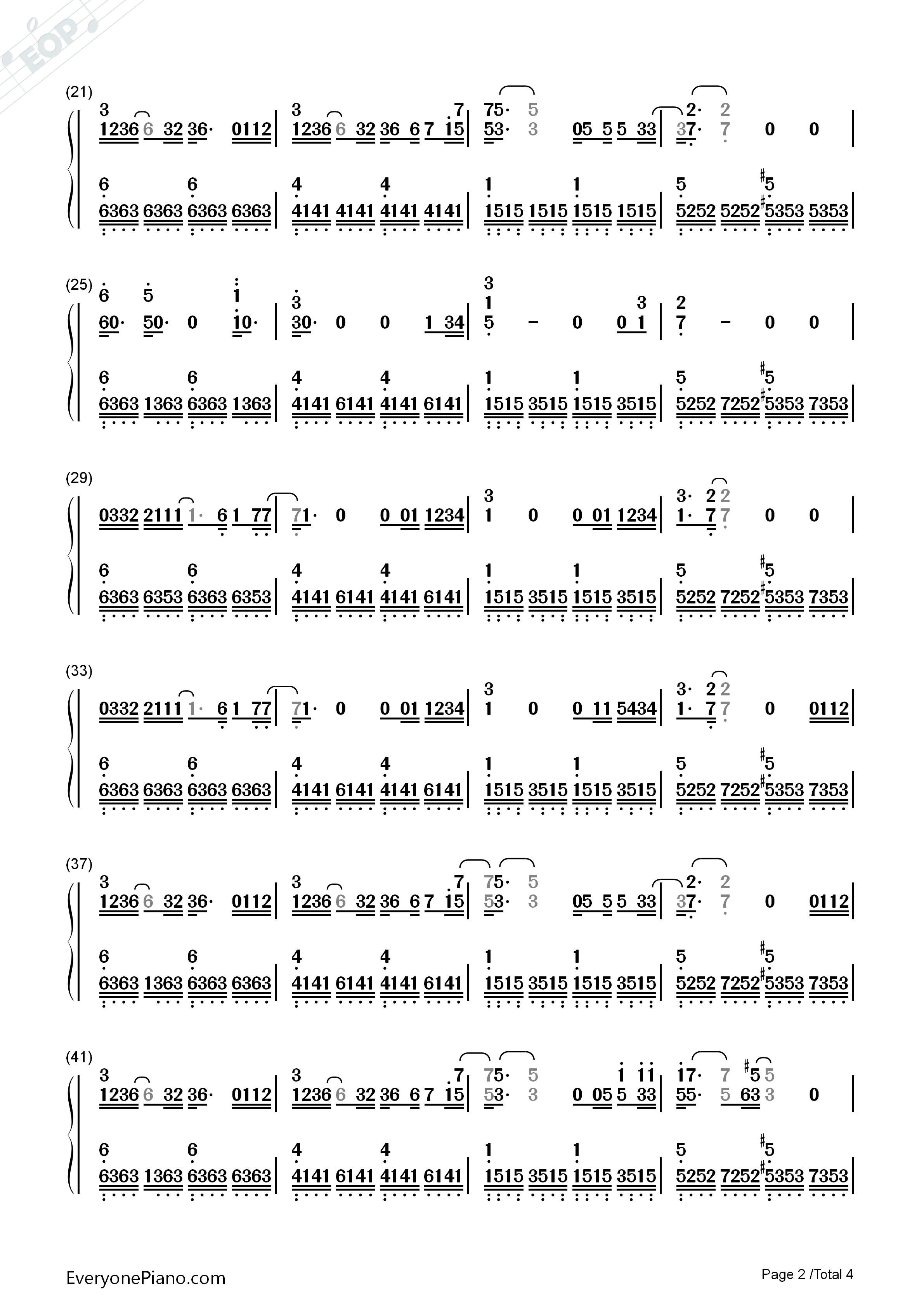 寂寞星球的玫瑰钢琴简谱_邓紫棋演唱