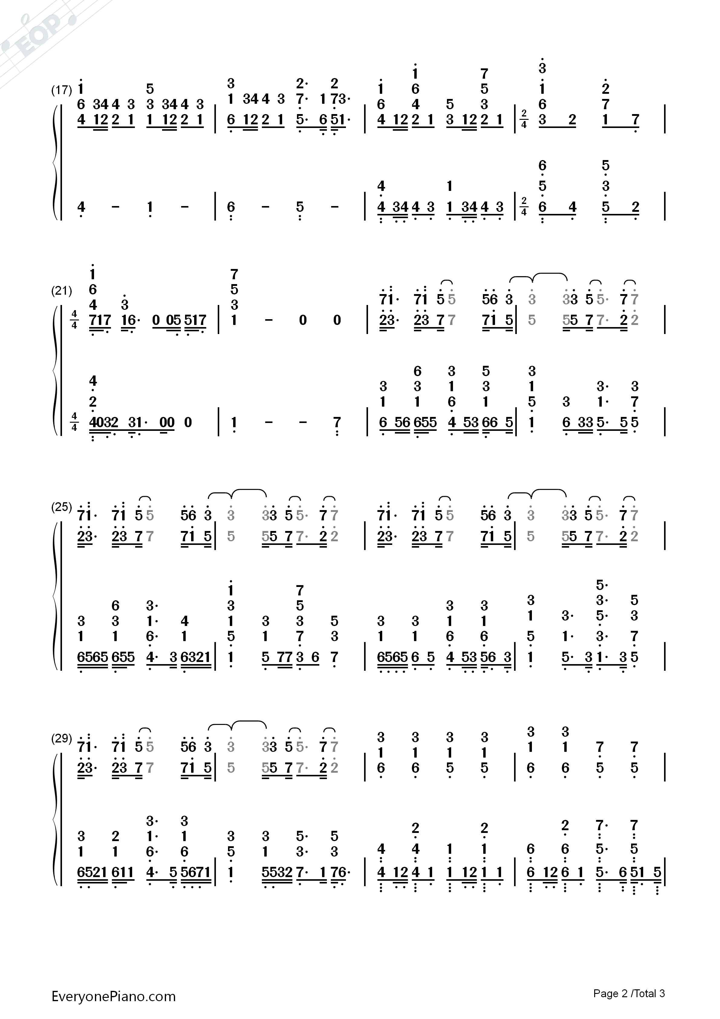 The_Loneliest_Girl钢琴简谱_Nai_Br.XX_Celeina_Ann演唱