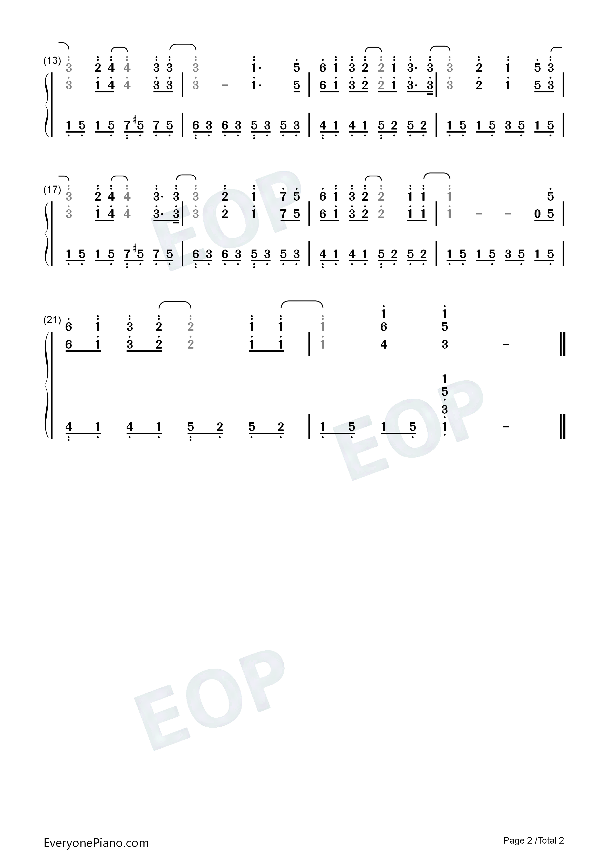 欧珑香水广告曲钢琴简谱_周杰伦演唱