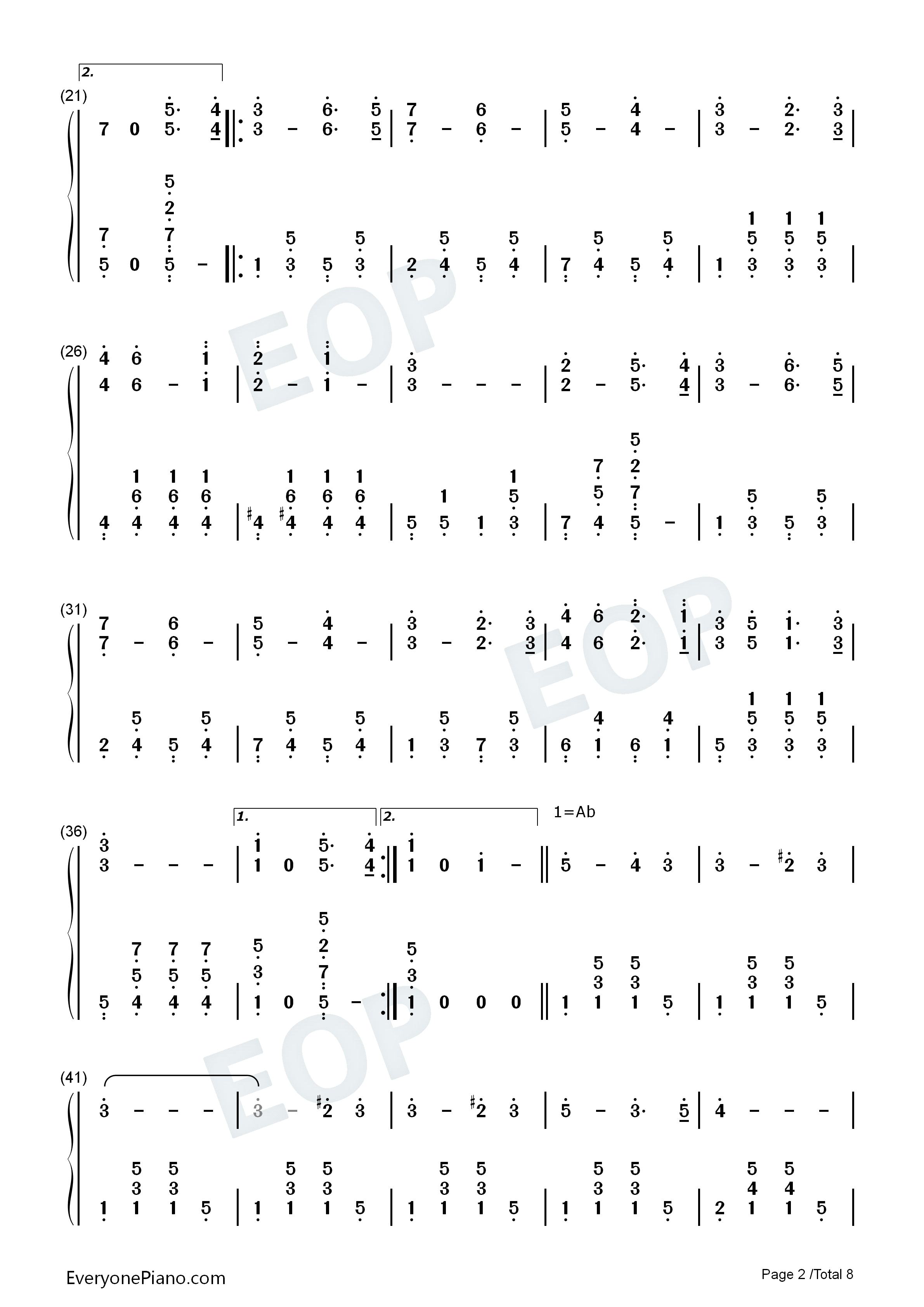 The_Stars_and_Stripes_Forever钢琴简谱_John_Philip_Sousa演唱