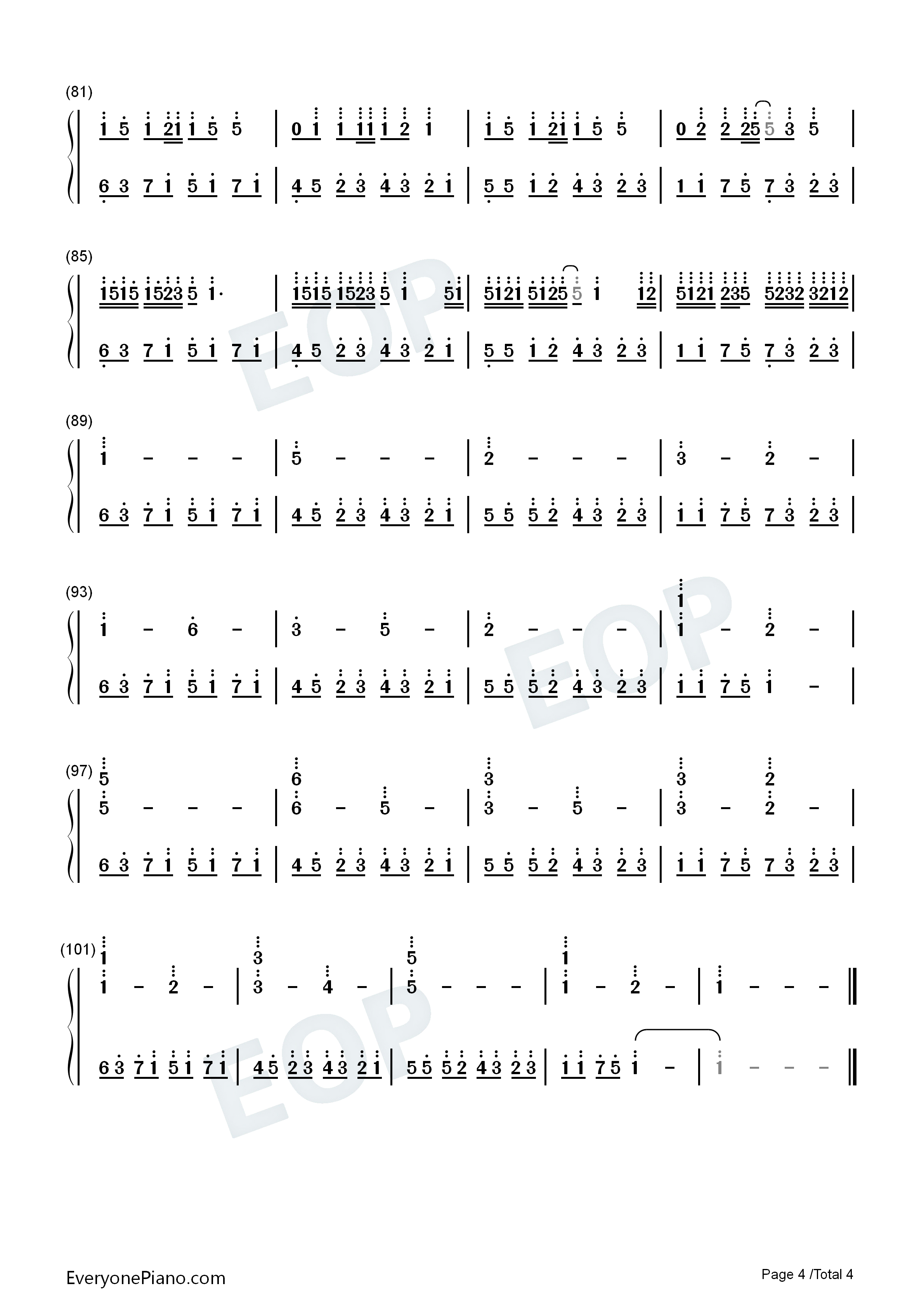森林钢琴简谱_灰澈演唱