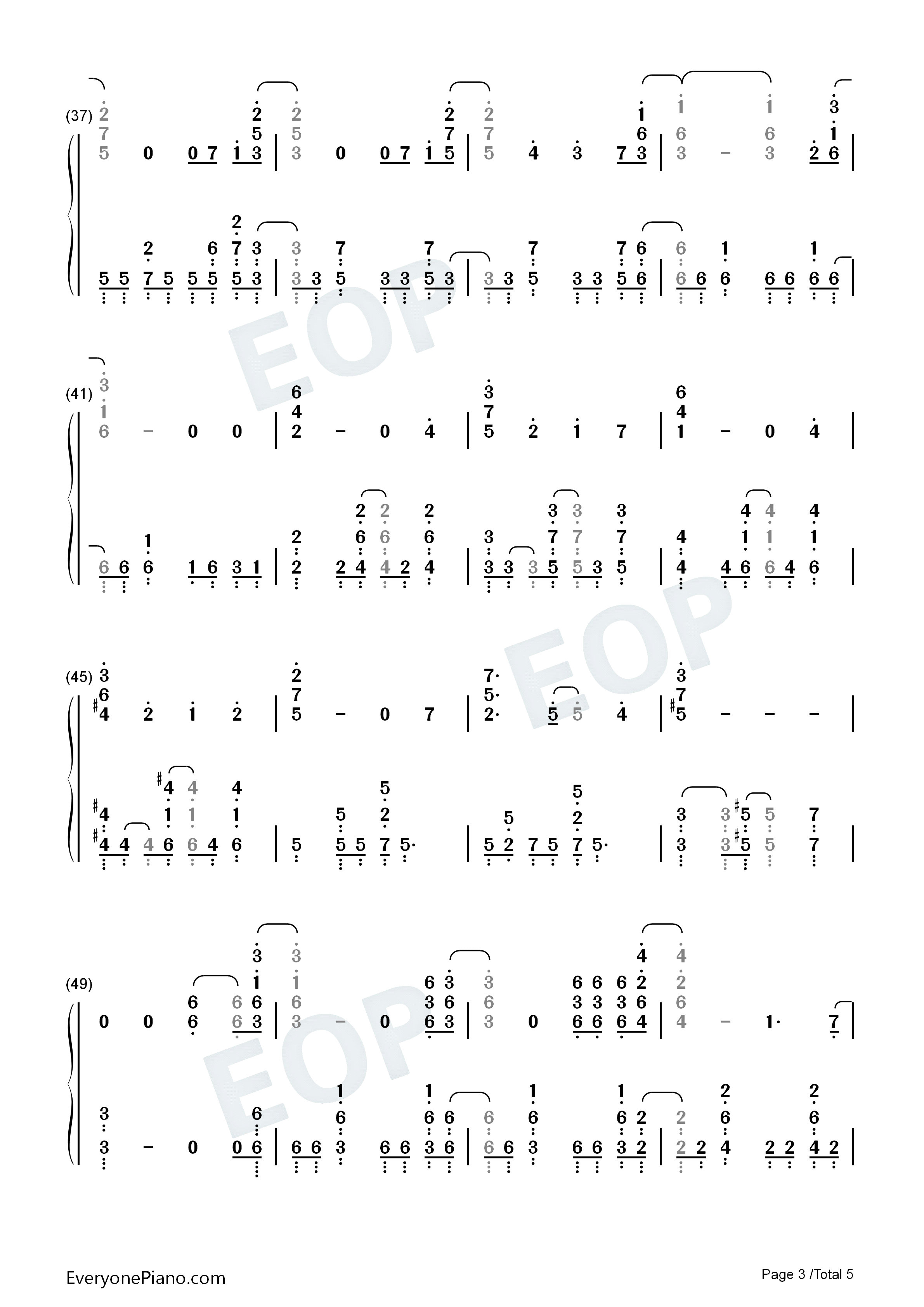 Connected钢琴简谱_吉冈茉祐演唱