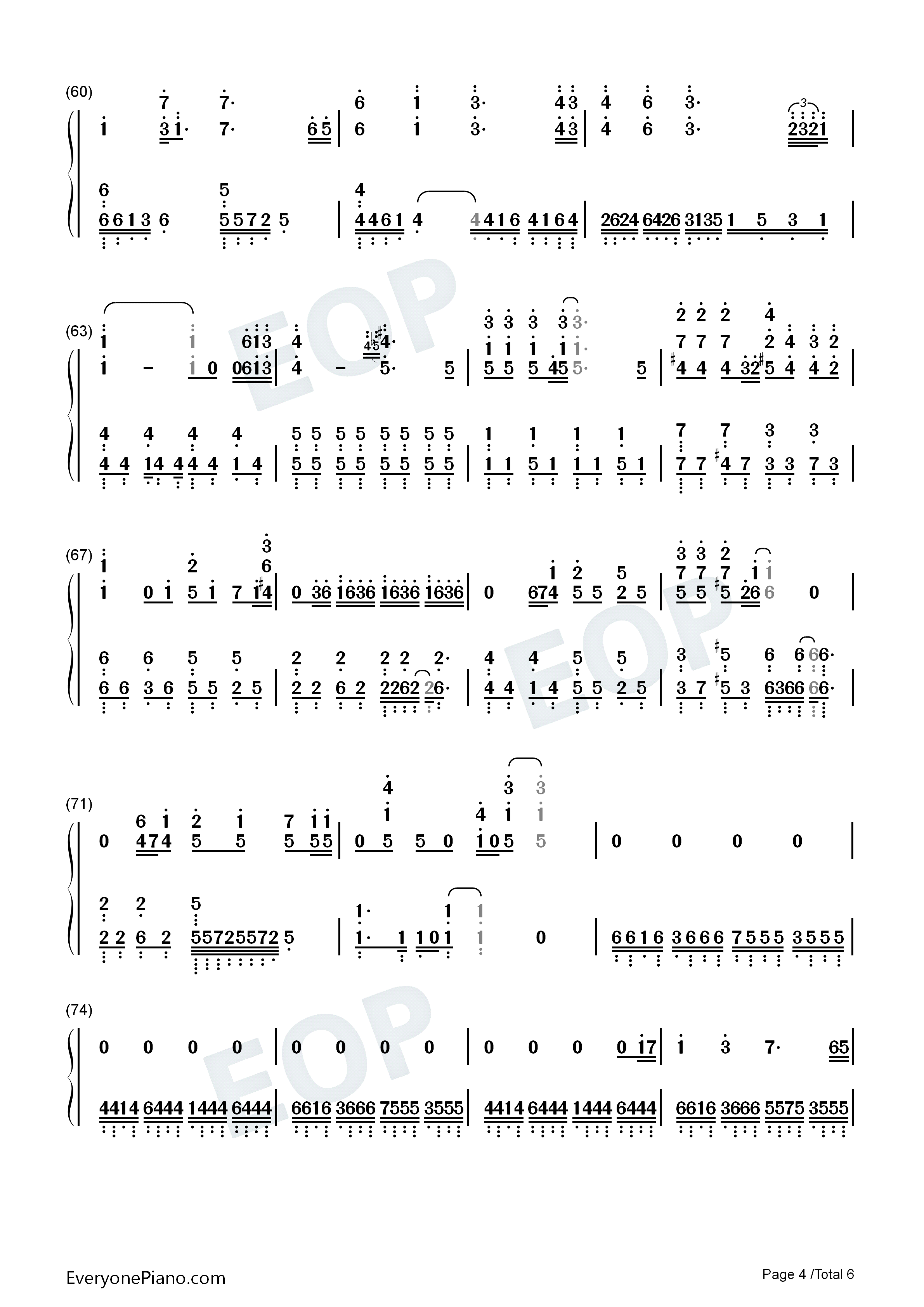 竈門炭治郎のうた钢琴简谱_椎名豪_中川奈美演唱