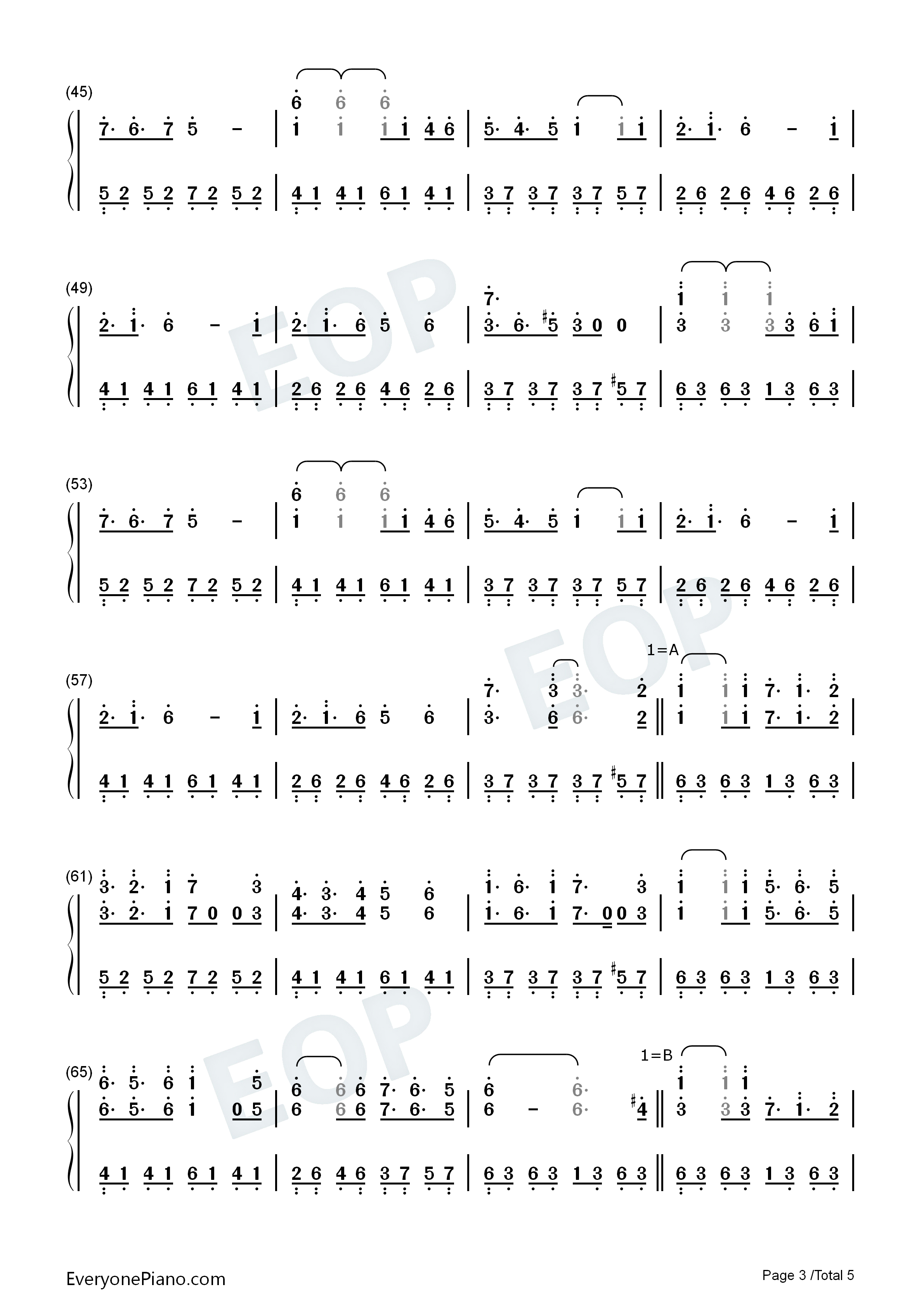 来自尘埃的光钢琴简谱_蔡维泽演唱