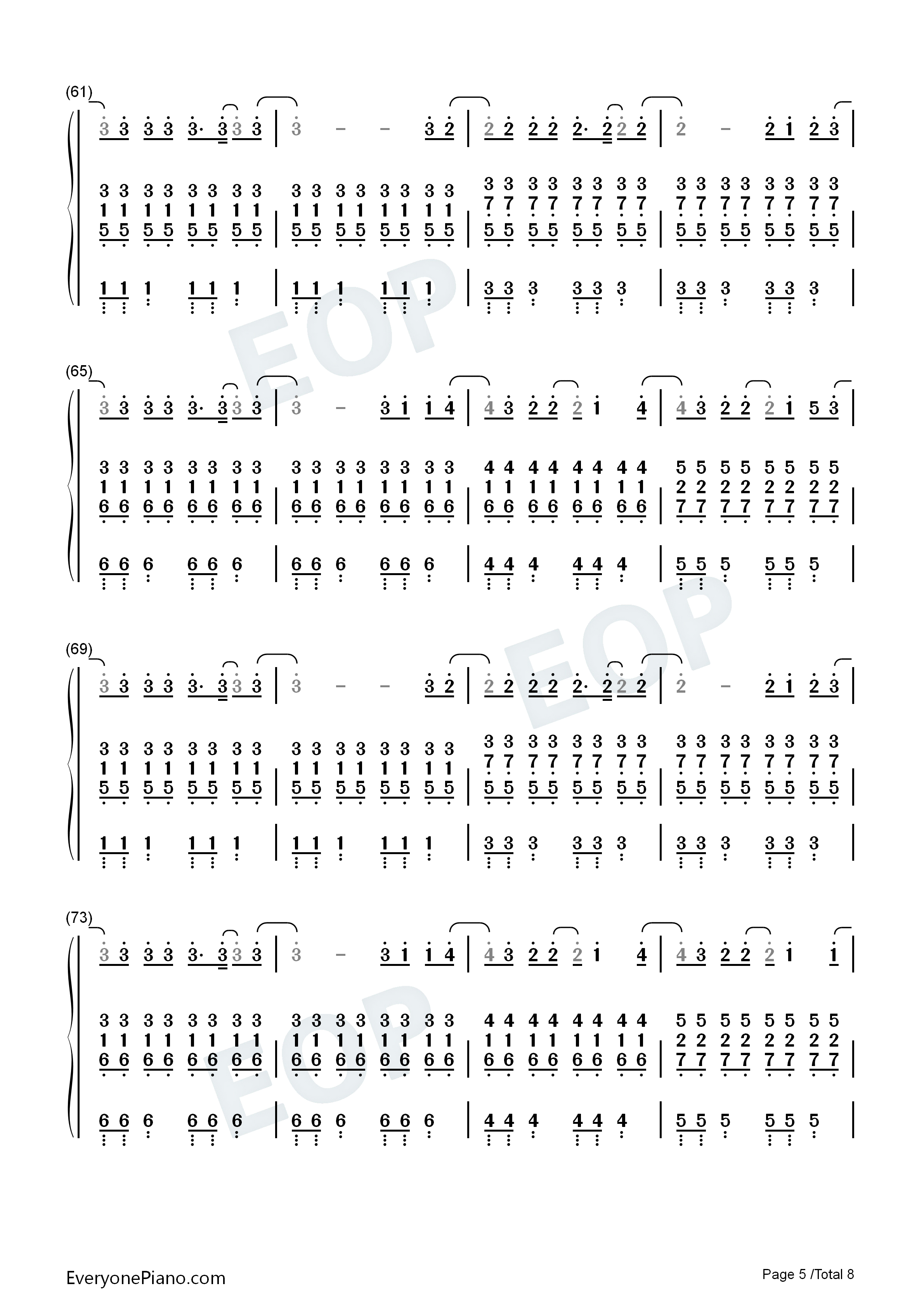 Tough钢琴简谱_Lewis_Capaldi演唱