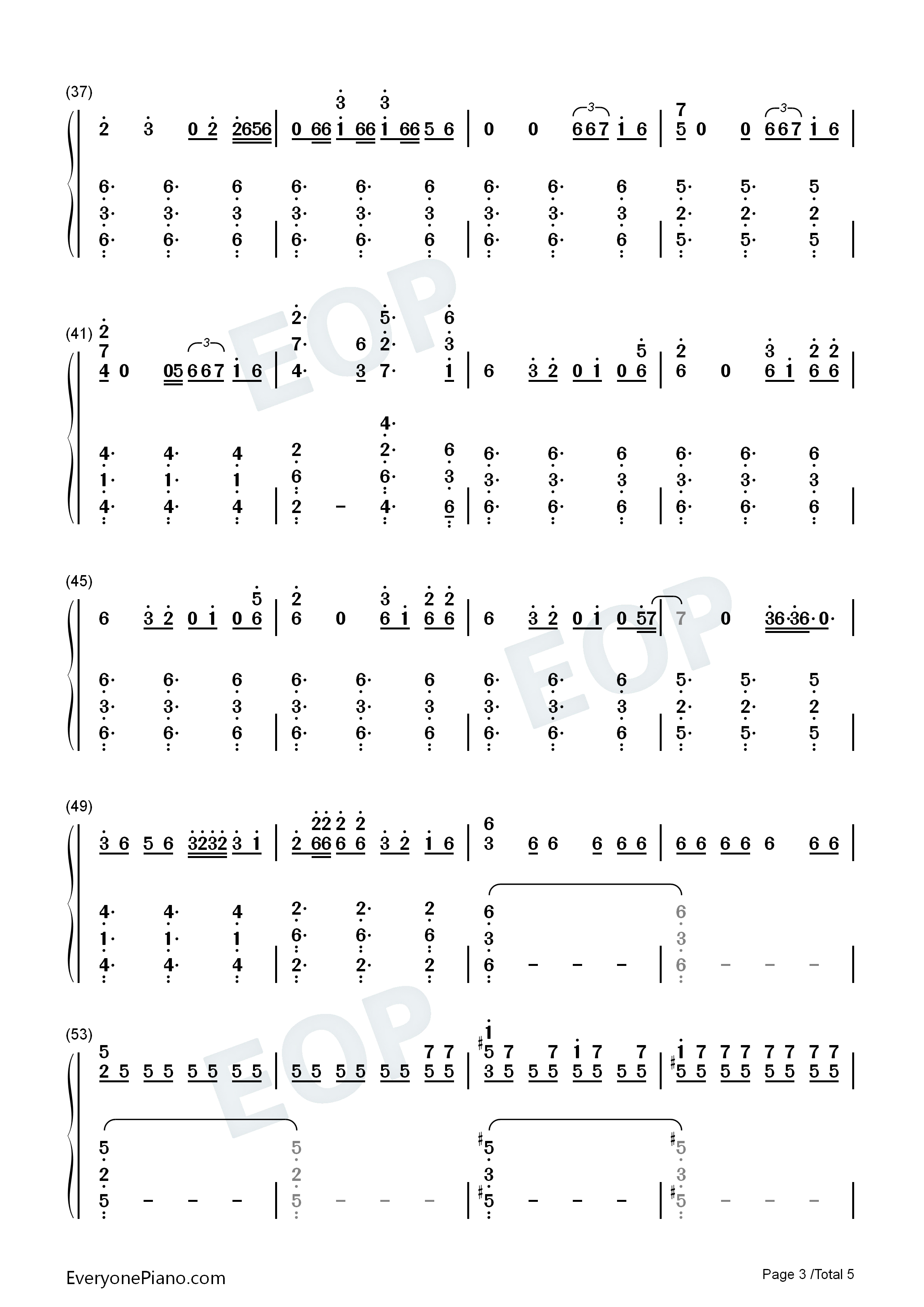 Dont_Call_Me_Angel钢琴简谱_Ariana_Grande_Miley_Cyrus_Lana_Del_Rey演唱