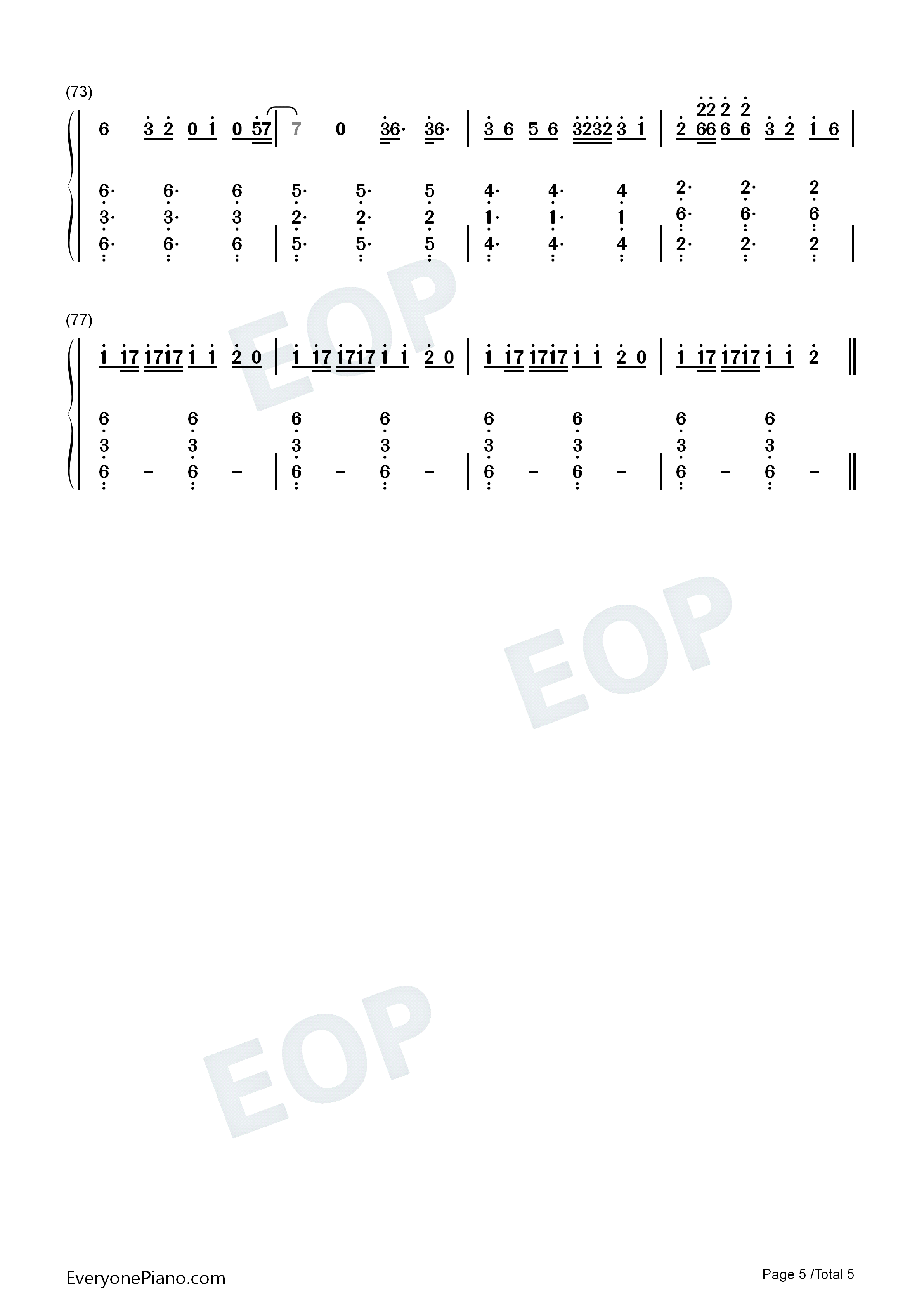 Dont_Call_Me_Angel钢琴简谱_Ariana_Grande_Miley_Cyrus_Lana_Del_Rey演唱