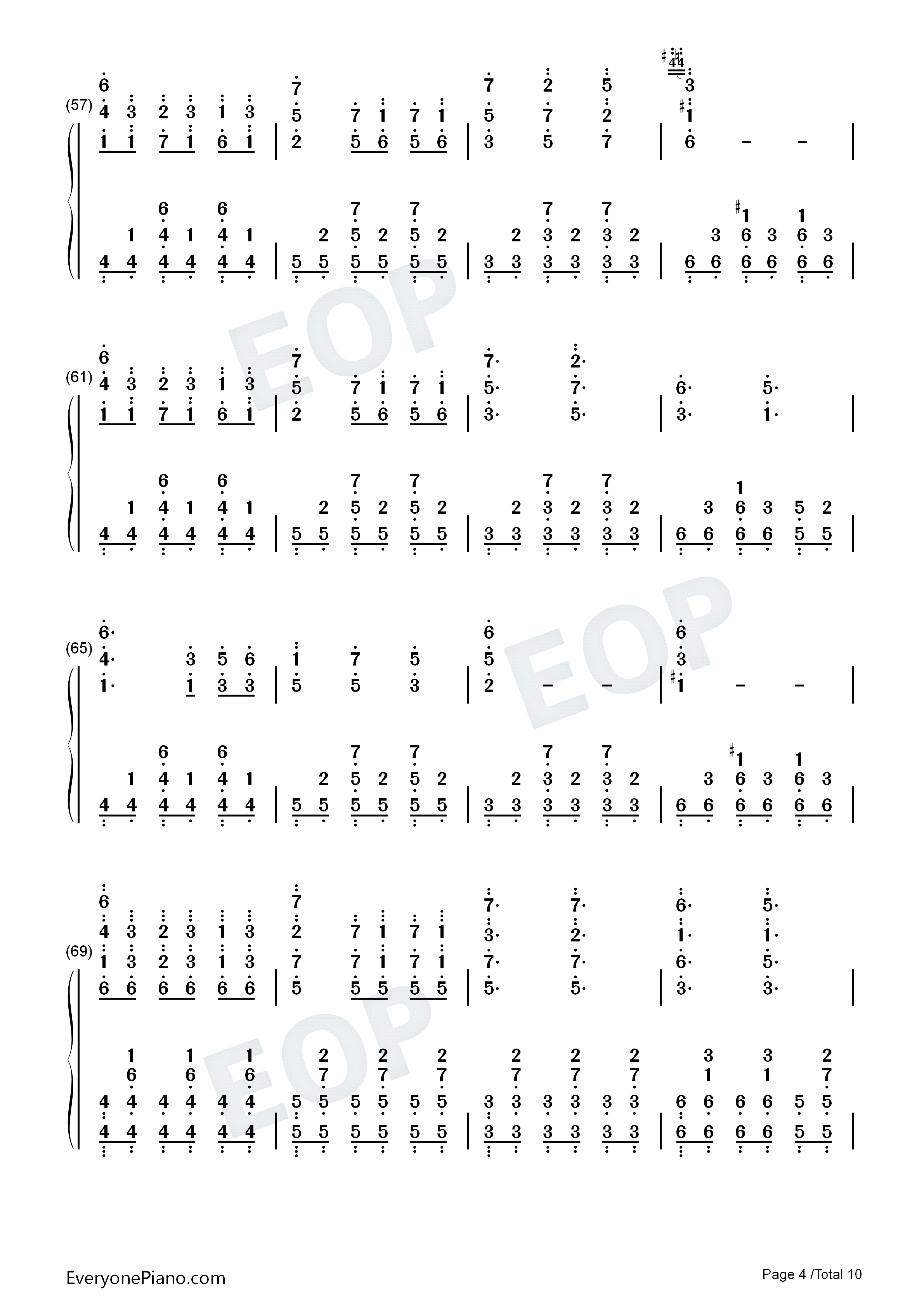 Battle_Against_a_True_Hero钢琴简谱_Toby_Fox演唱