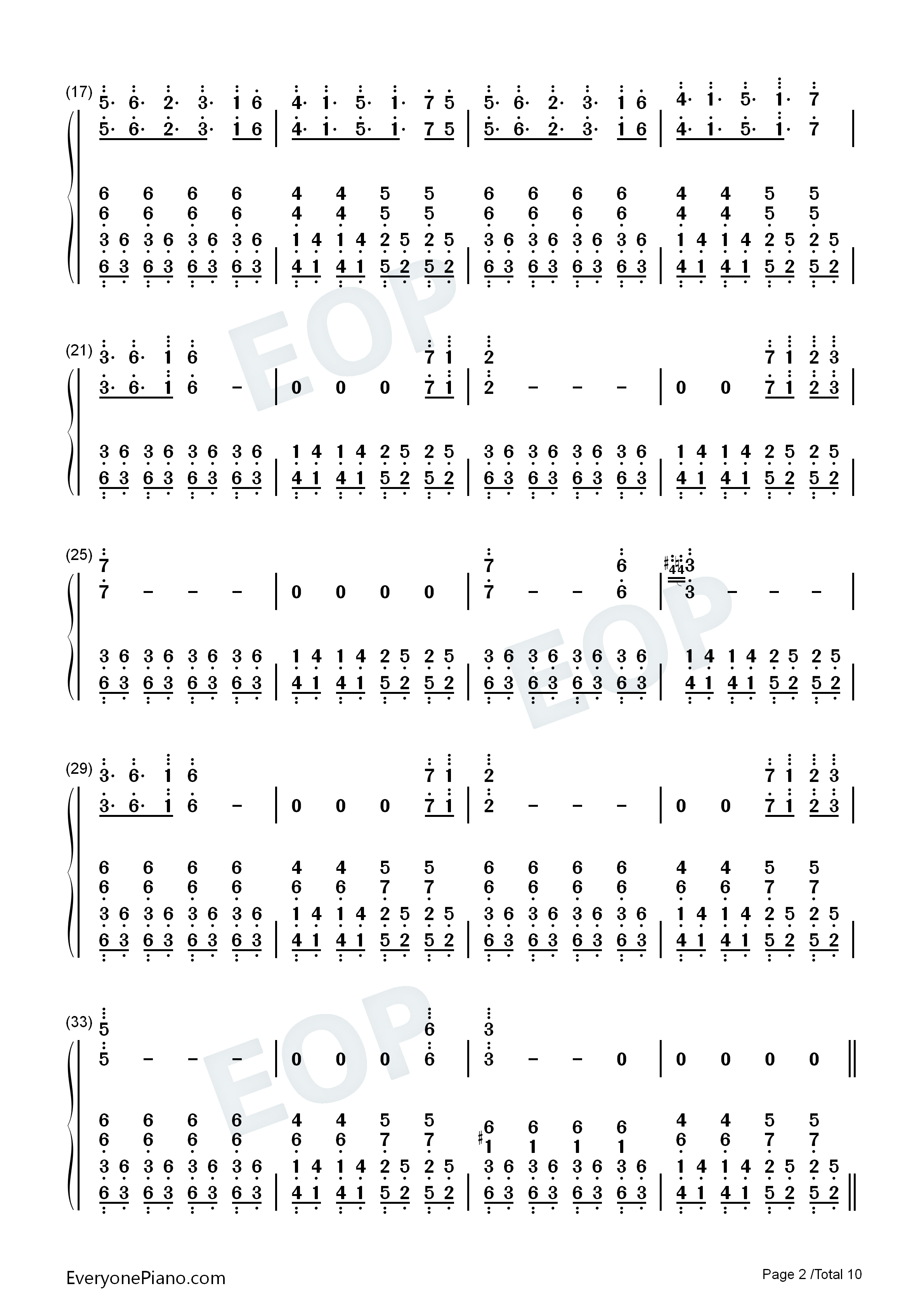 Battle_Against_a_True_Hero钢琴简谱_Toby_Fox演唱