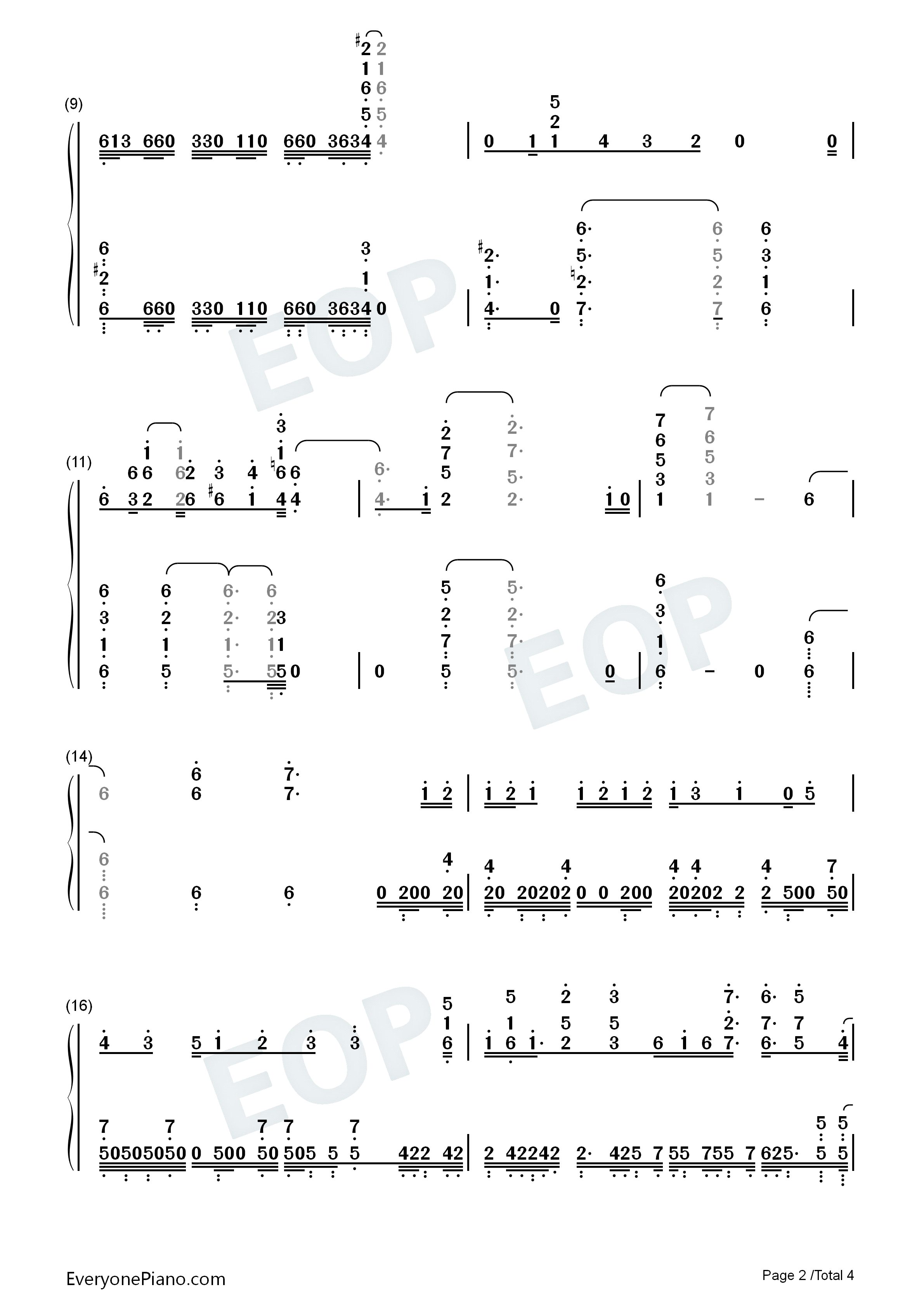 Love钢琴简谱_Supercell_Ann_GAKU演唱