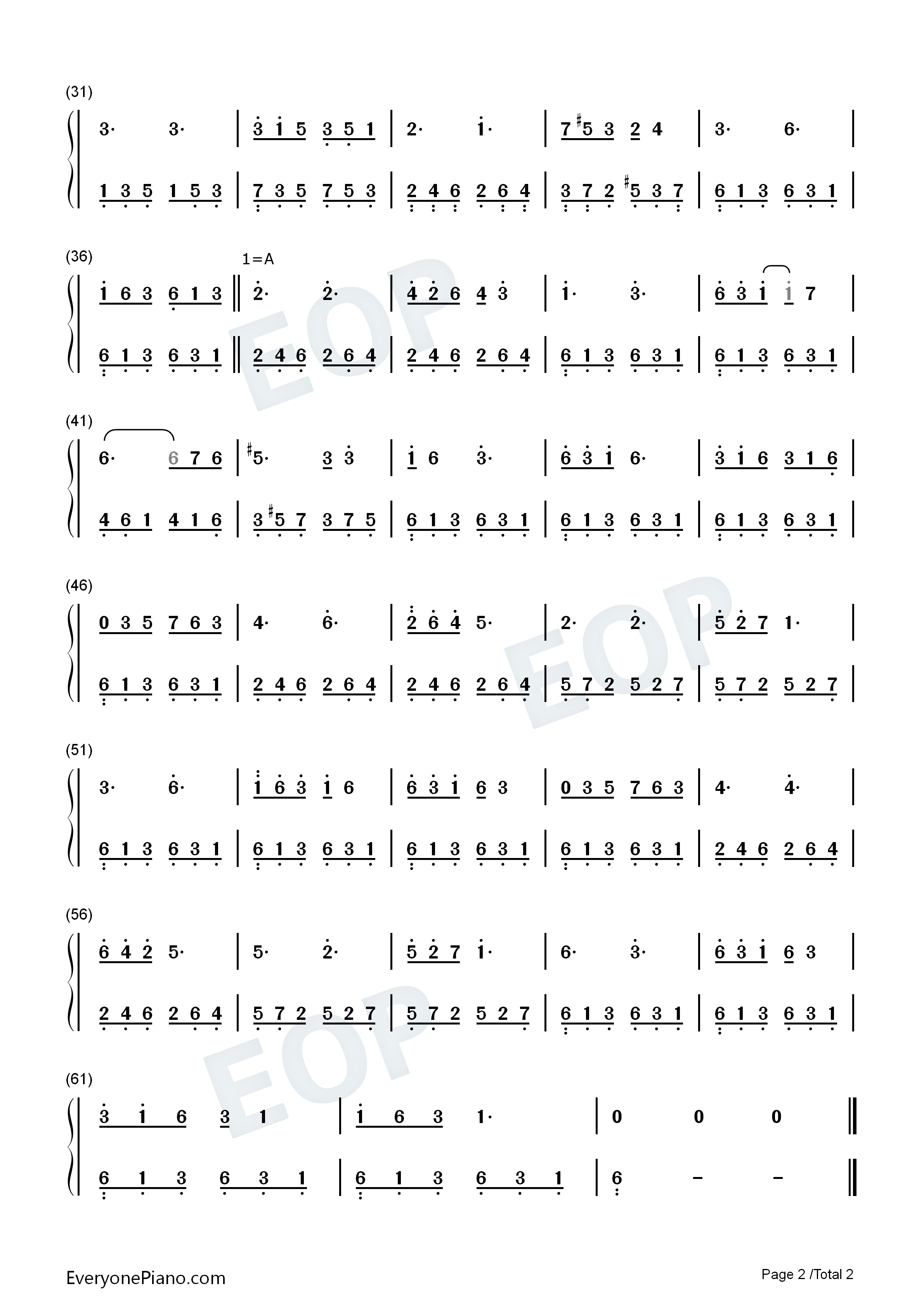 Quarantine钢琴简谱_Justin_Hurwitz演唱