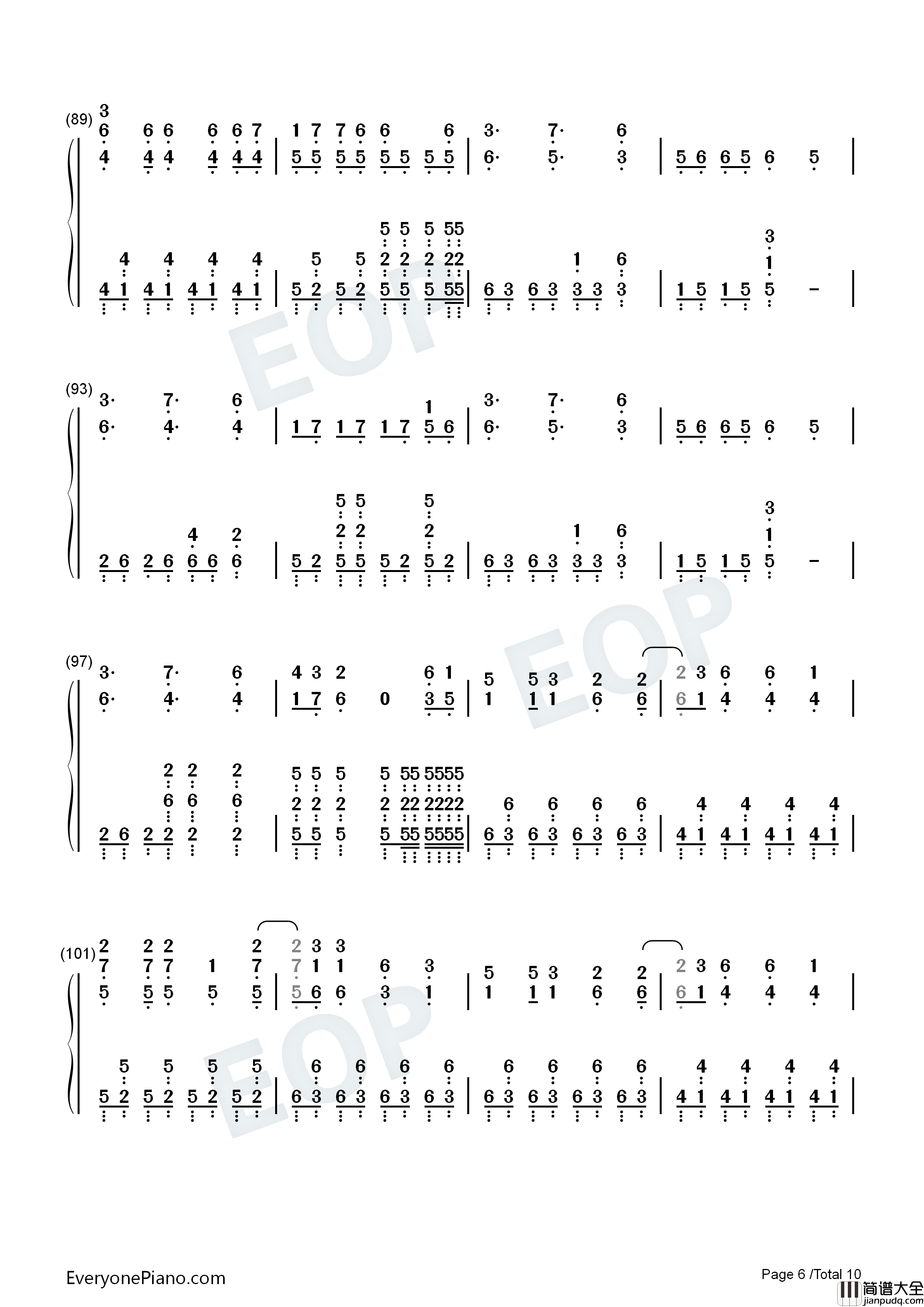 逆浪千秋钢琴简谱_言和演唱