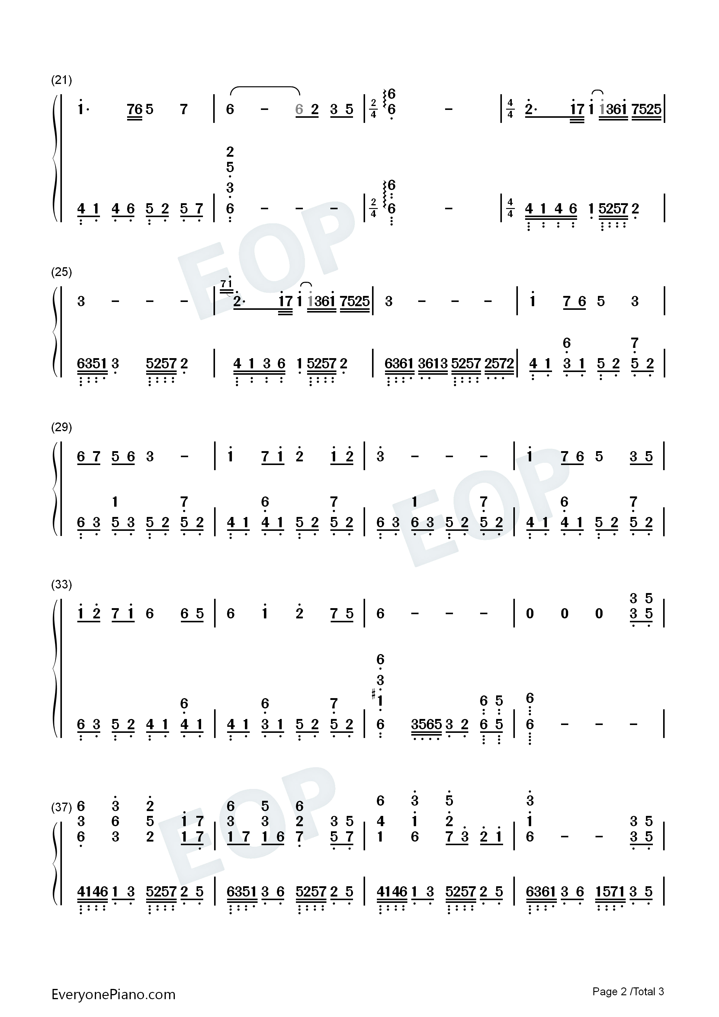 奈落之战钢琴简谱_花泽香菜演唱