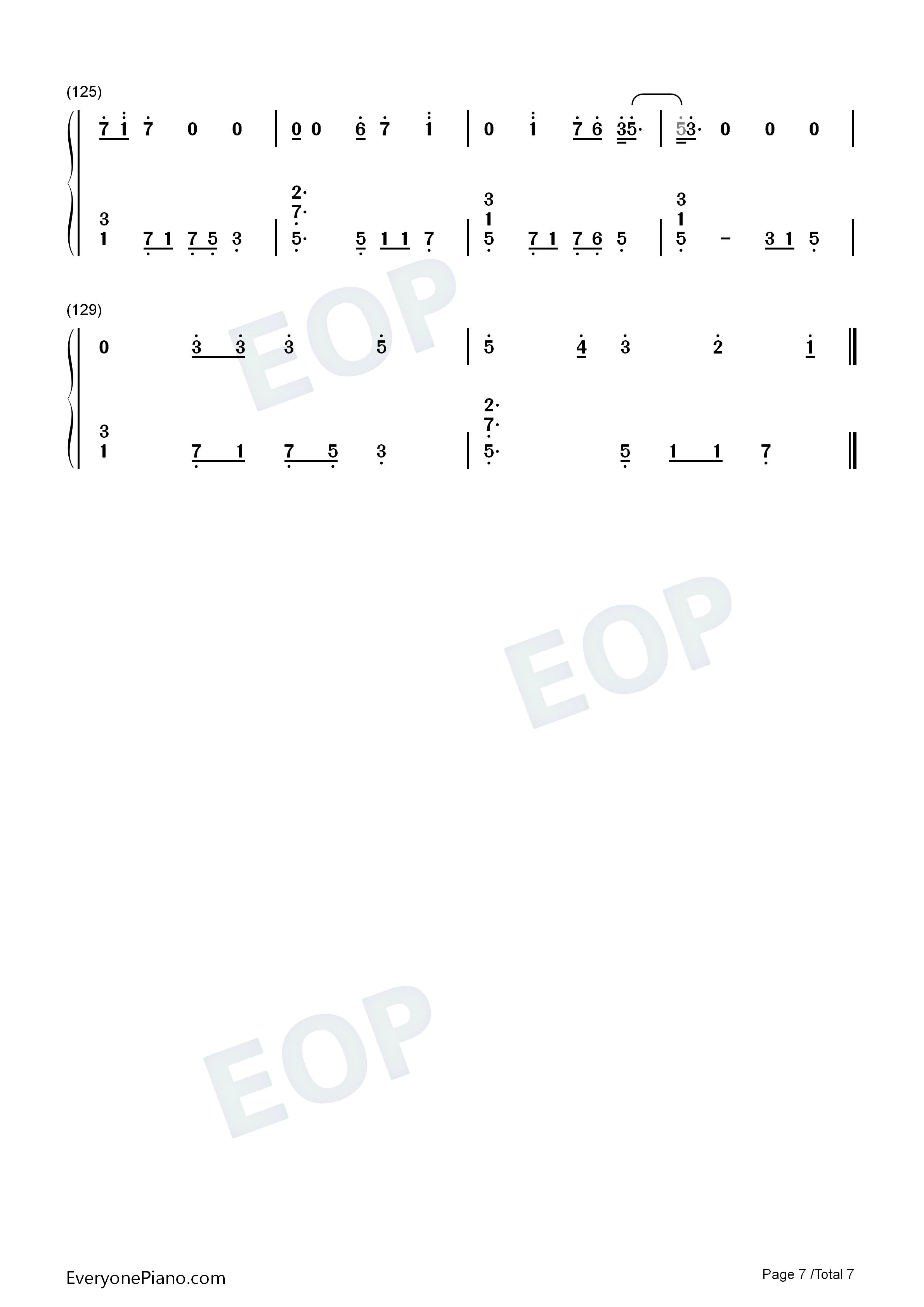 Die_Hard钢琴简谱_Refeci_Emelie_Cyréus演唱