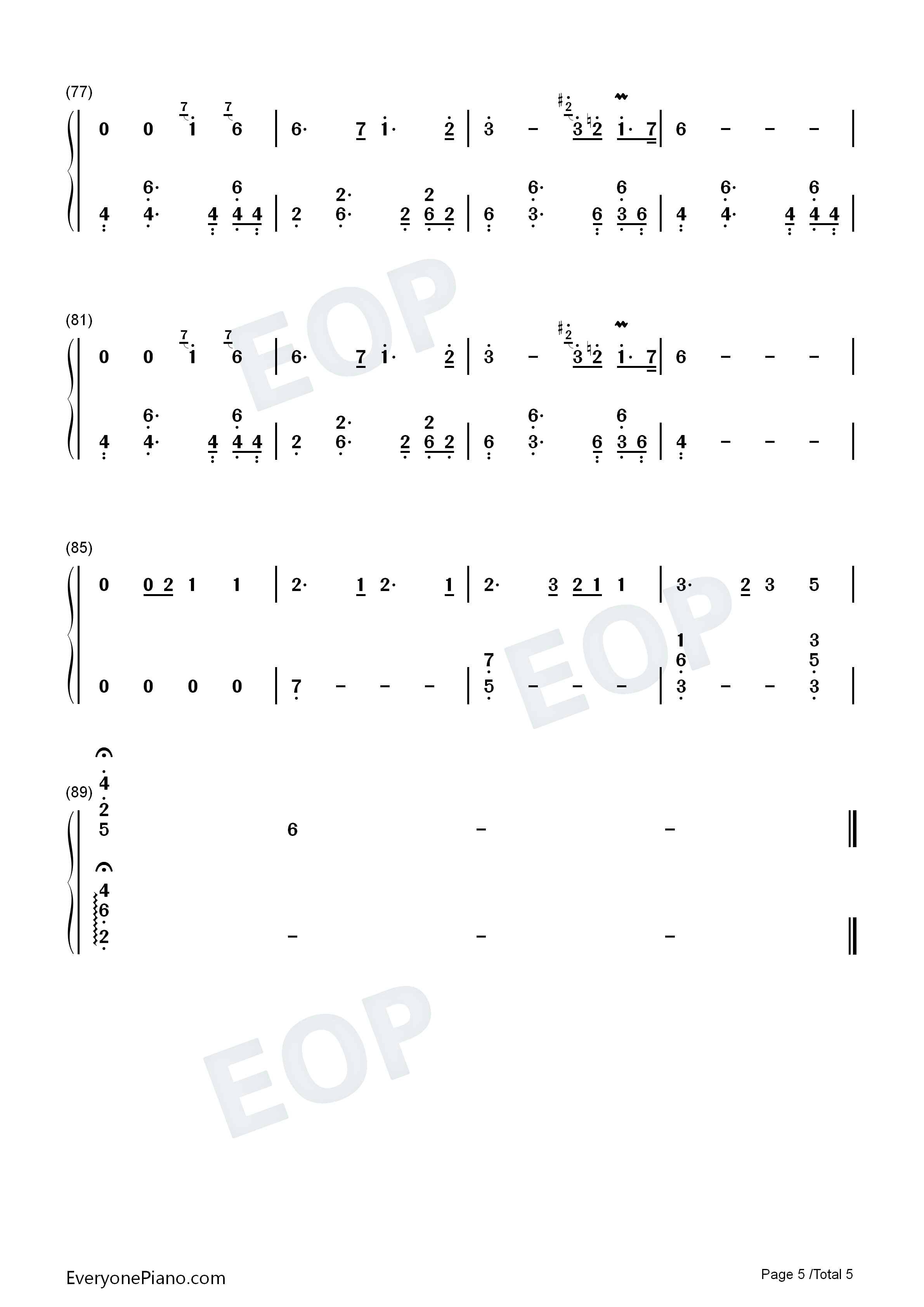 July钢琴简谱_Noah_Cyrus演唱