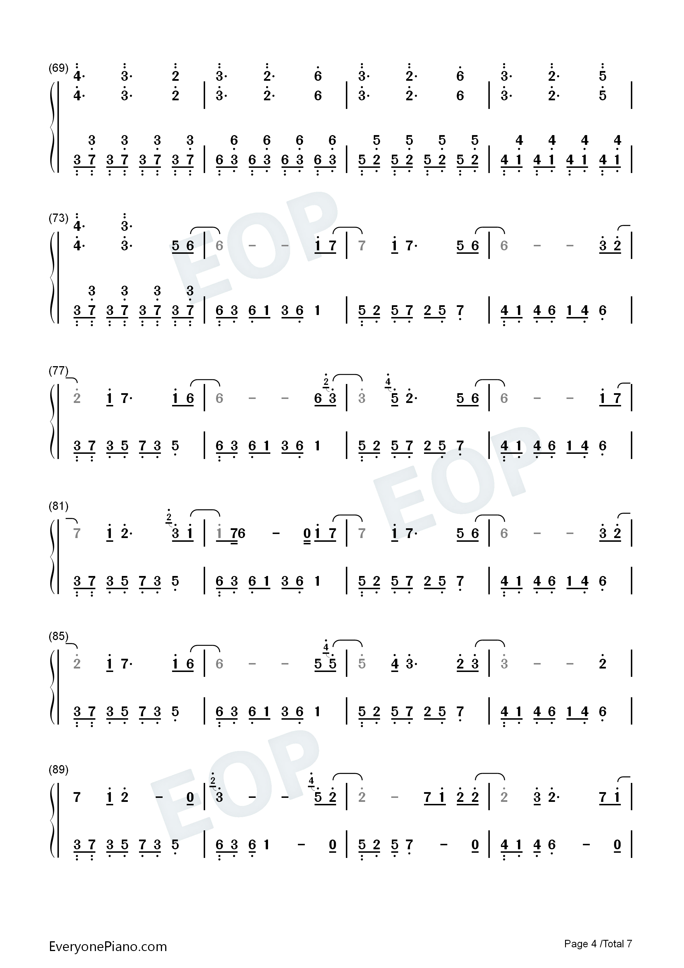 Schwarzer_Regen钢琴简谱_初音未来演唱