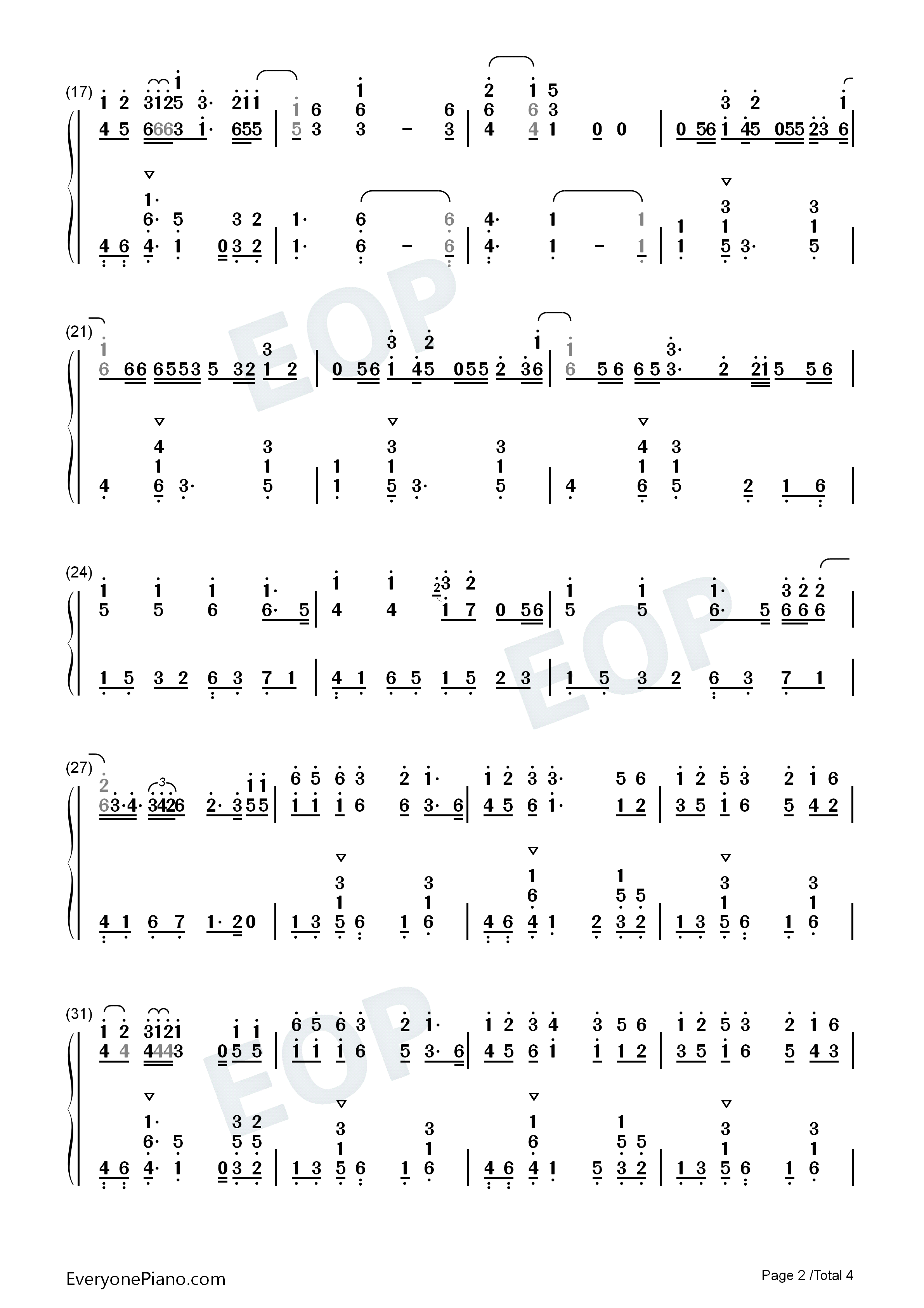 10000_Hours钢琴简谱_Dan_+_Shay_Justin_Bieber演唱