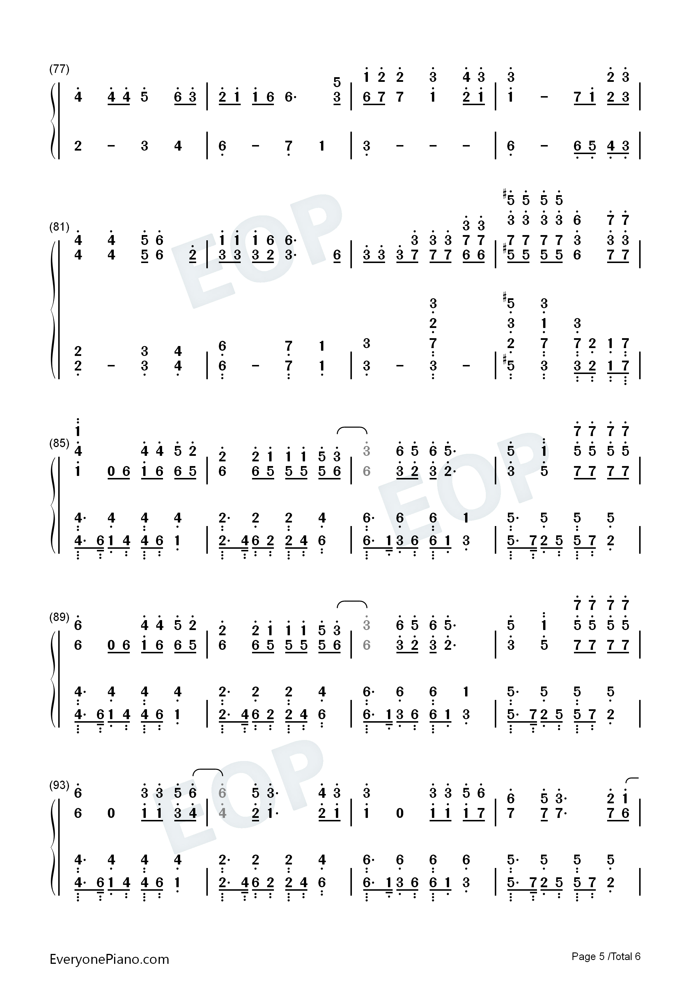 Torn钢琴简谱_Ava_Max演唱