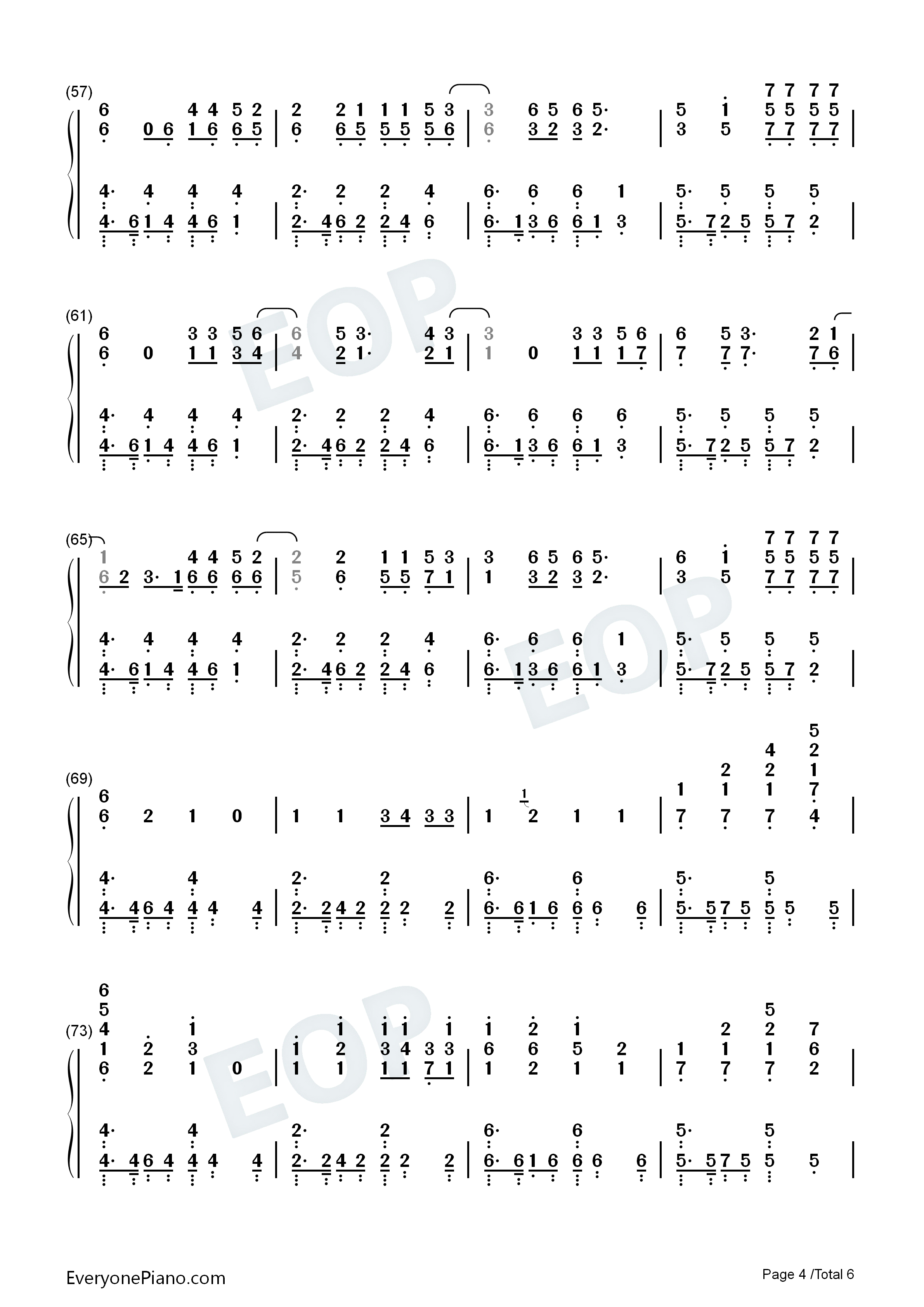 Torn钢琴简谱_Ava_Max演唱