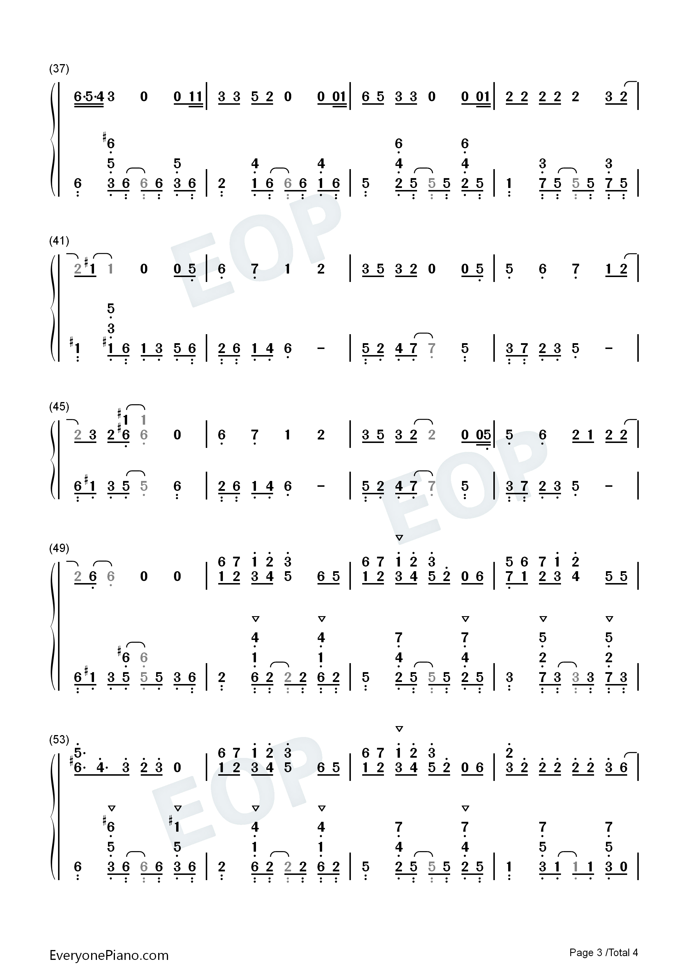 I_Love_You_3000_II钢琴简谱_88rising_Stephanie_Poetri_王嘉尔演唱