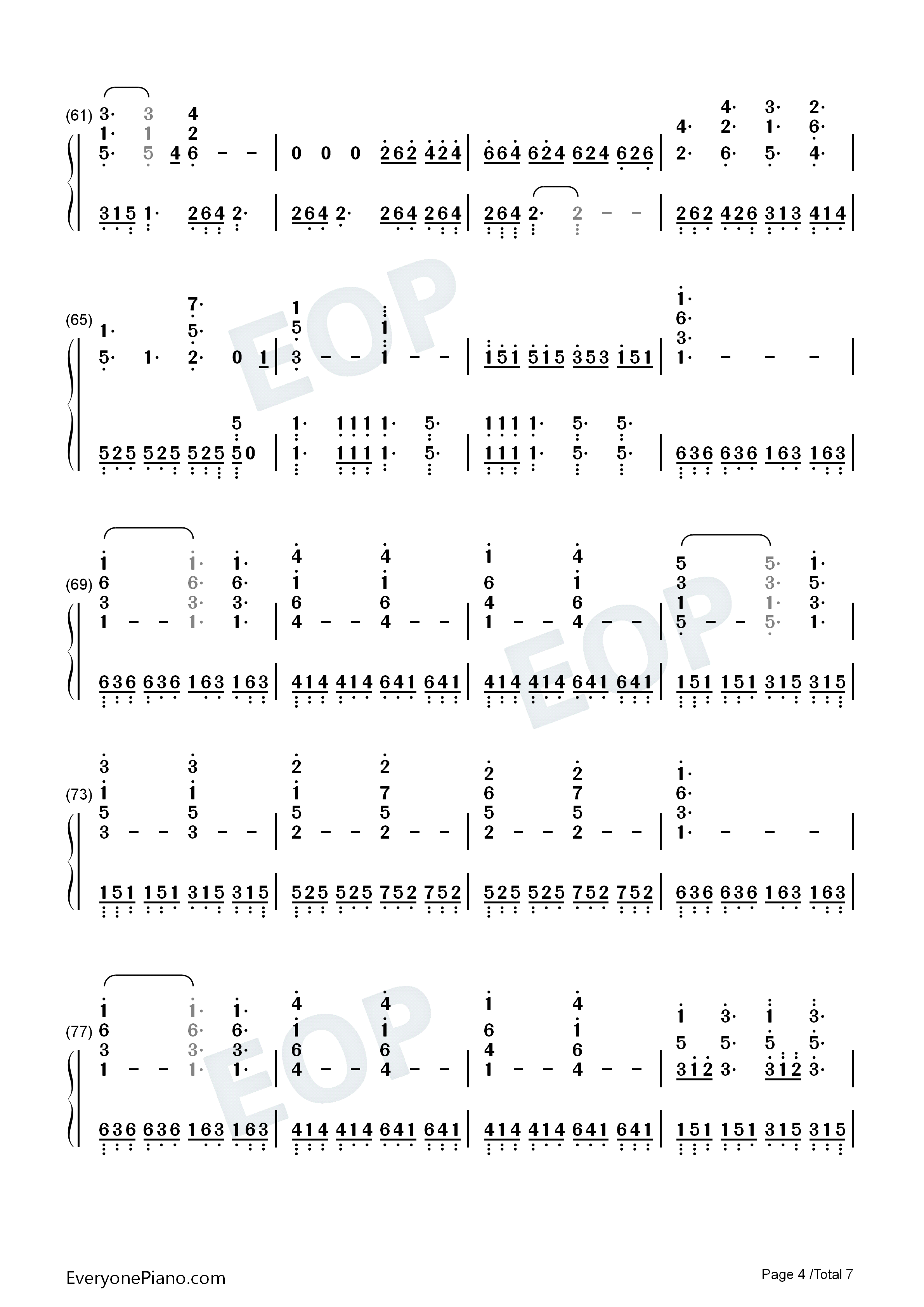 Sogno_di_Volare钢琴简谱_Christopher_Tin演唱