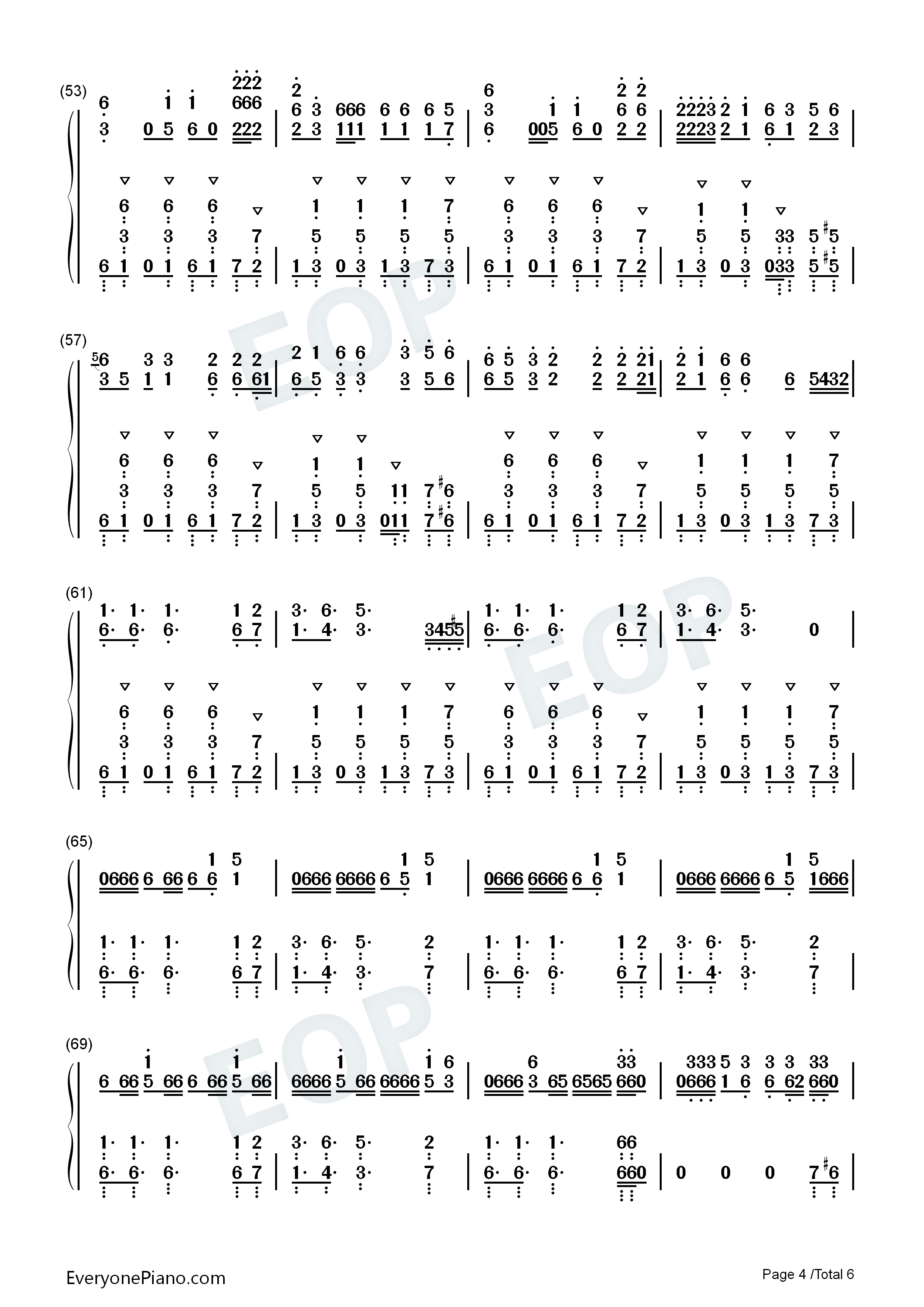 South_of_the_Border钢琴简谱_Ed_Sheeran演唱