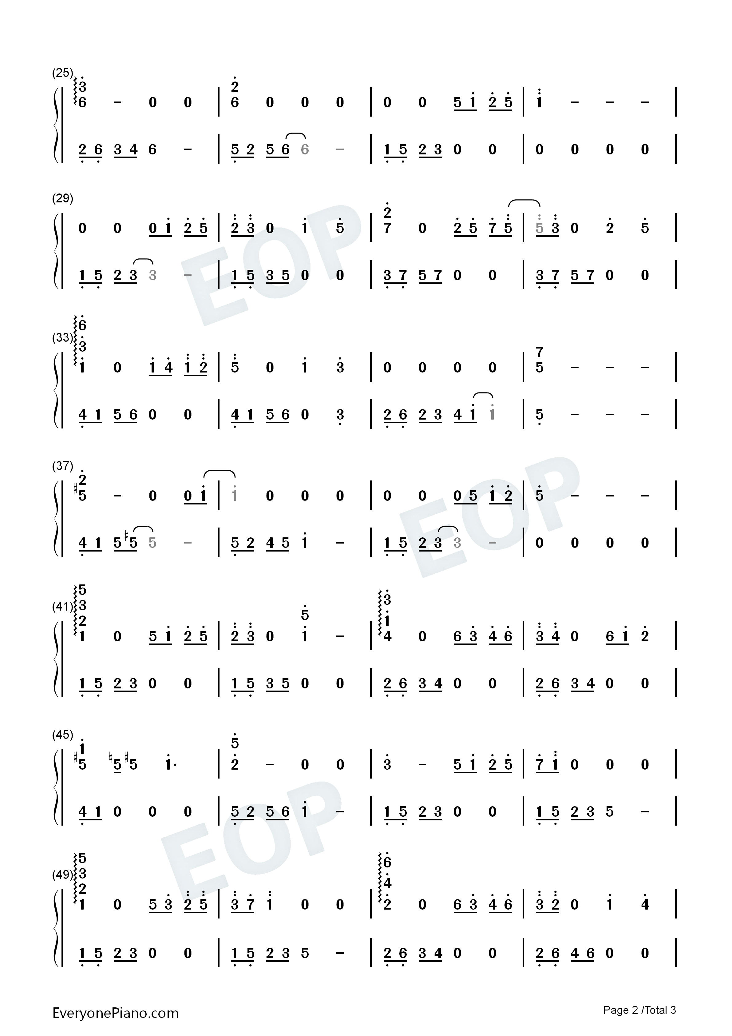 我在这里钢琴简谱_张杰演唱