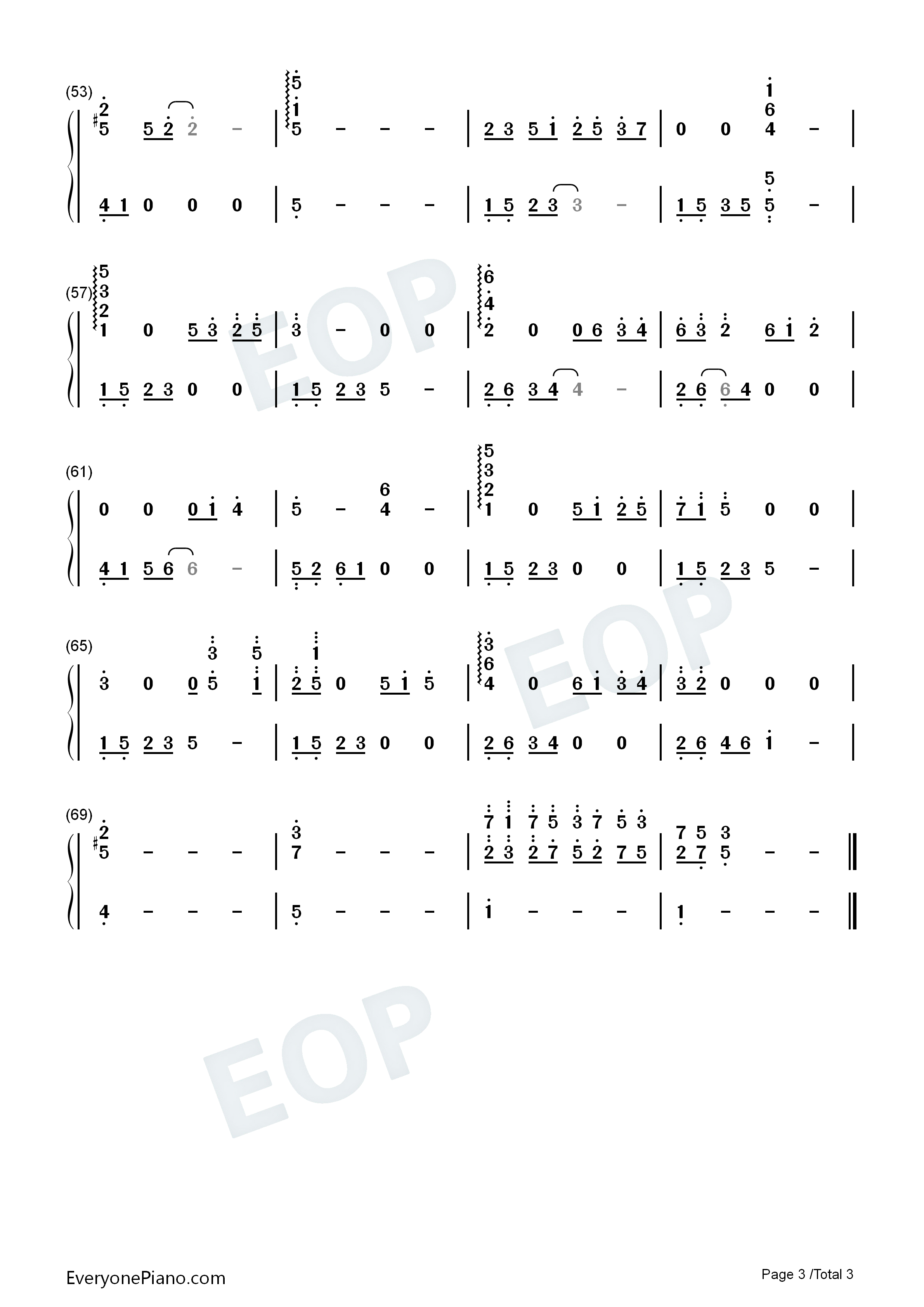 我在这里钢琴简谱_张杰演唱