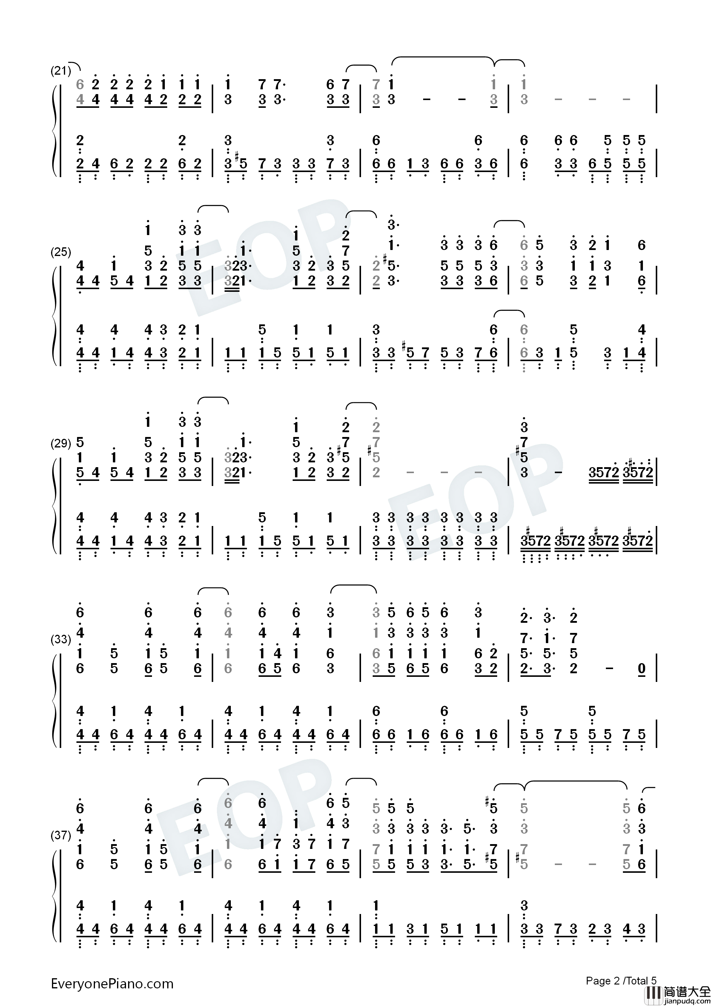 The_Ballad_of_Mona_Lisa钢琴简谱_Panic!_at_the_Disco演唱