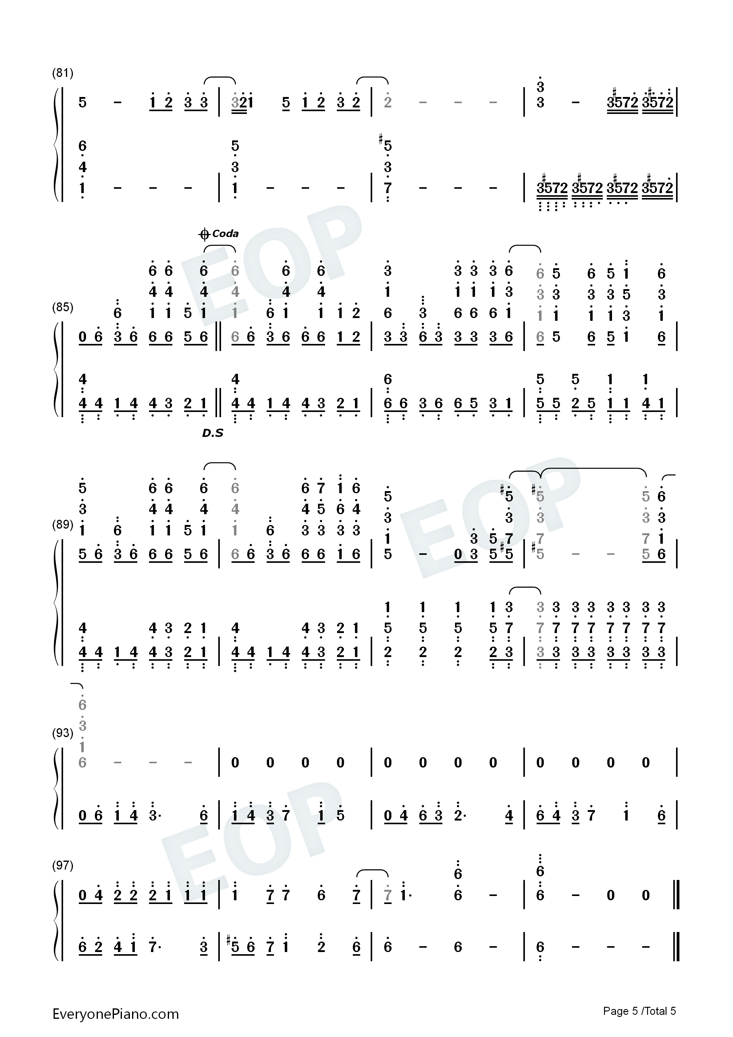 The_Ballad_of_Mona_Lisa钢琴简谱_Panic!_at_the_Disco演唱