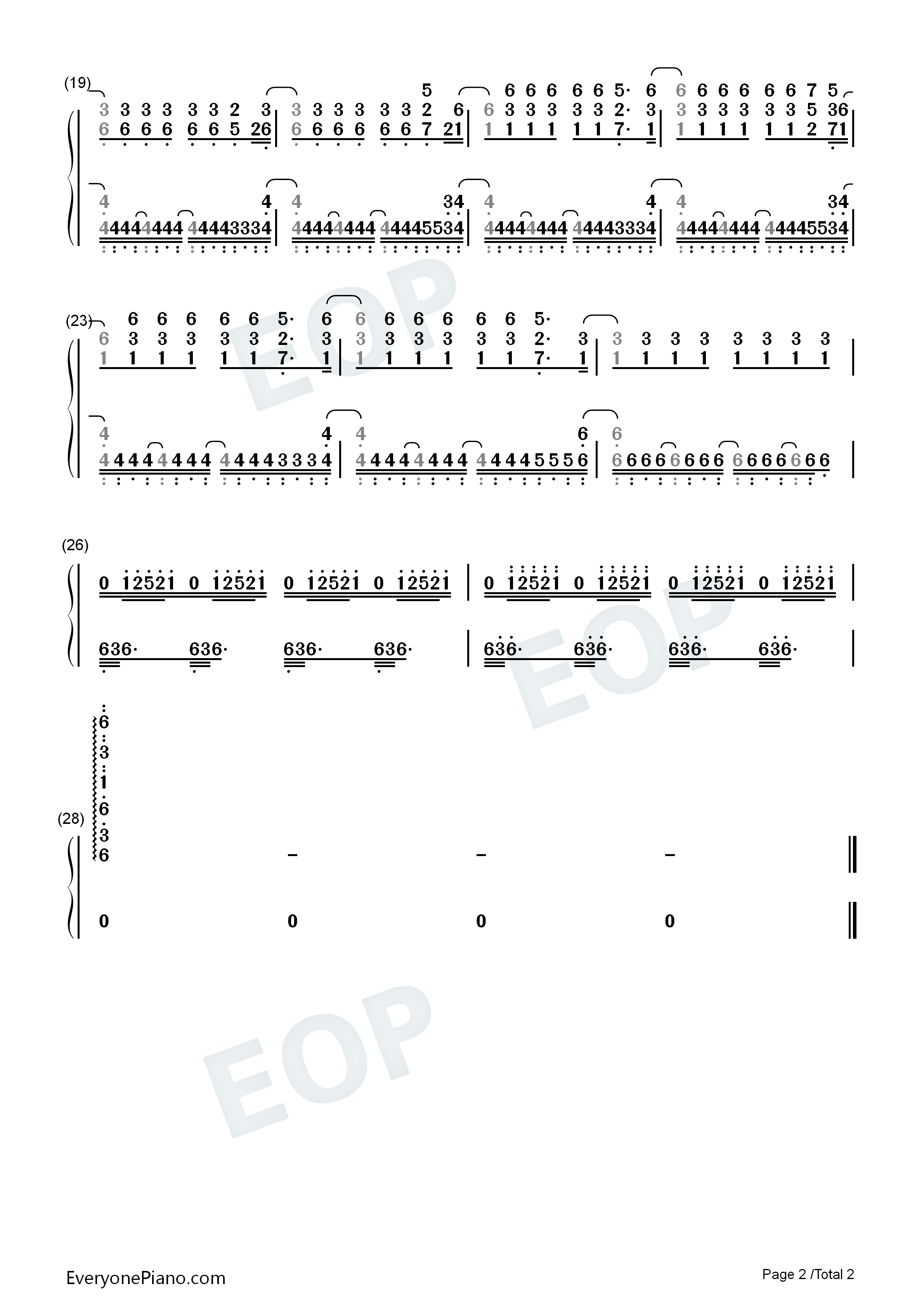 Those_Everyday_Feels钢琴简谱_Kevin_Penkin演唱