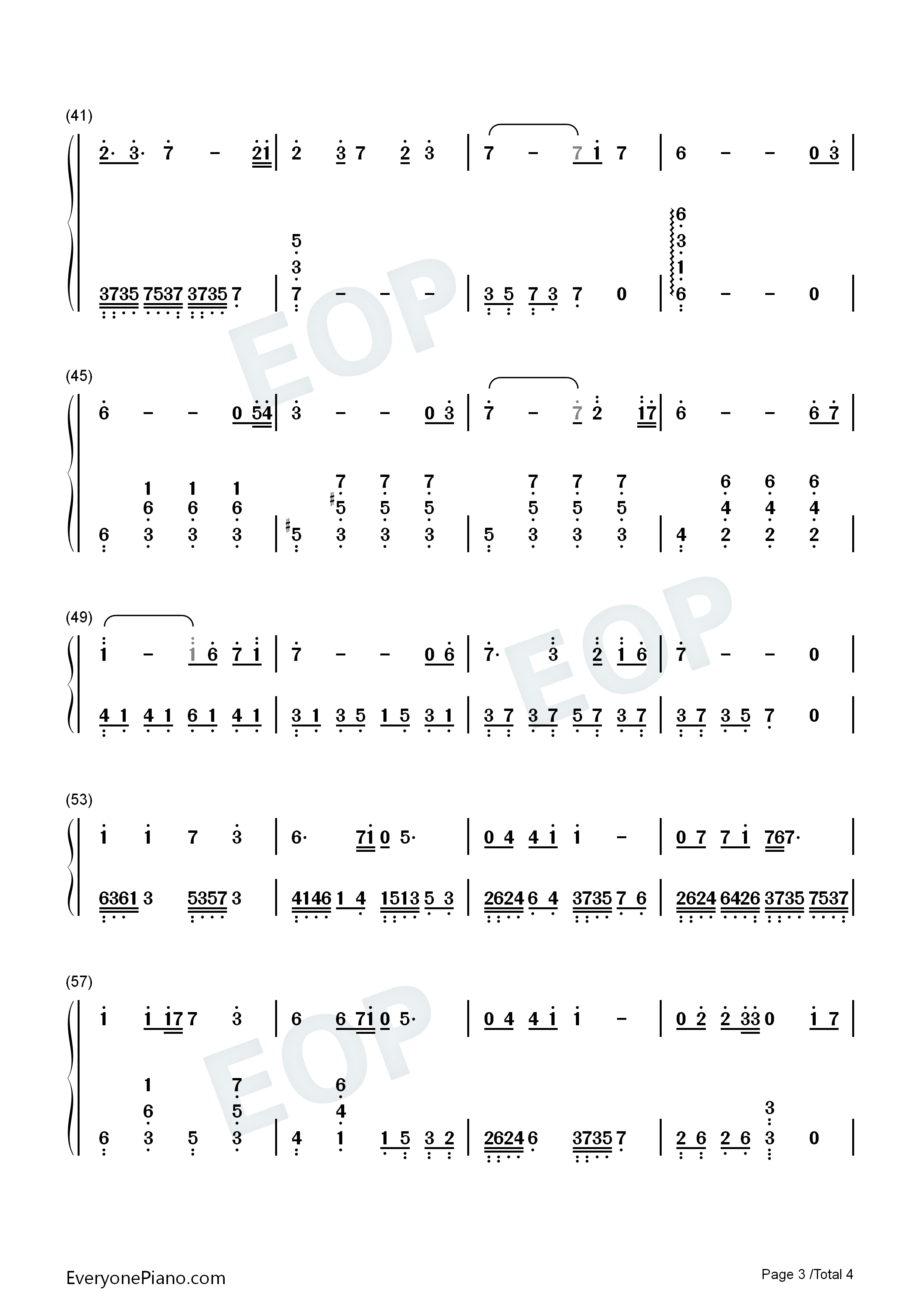 荒城渡钢琴简谱_周深演唱