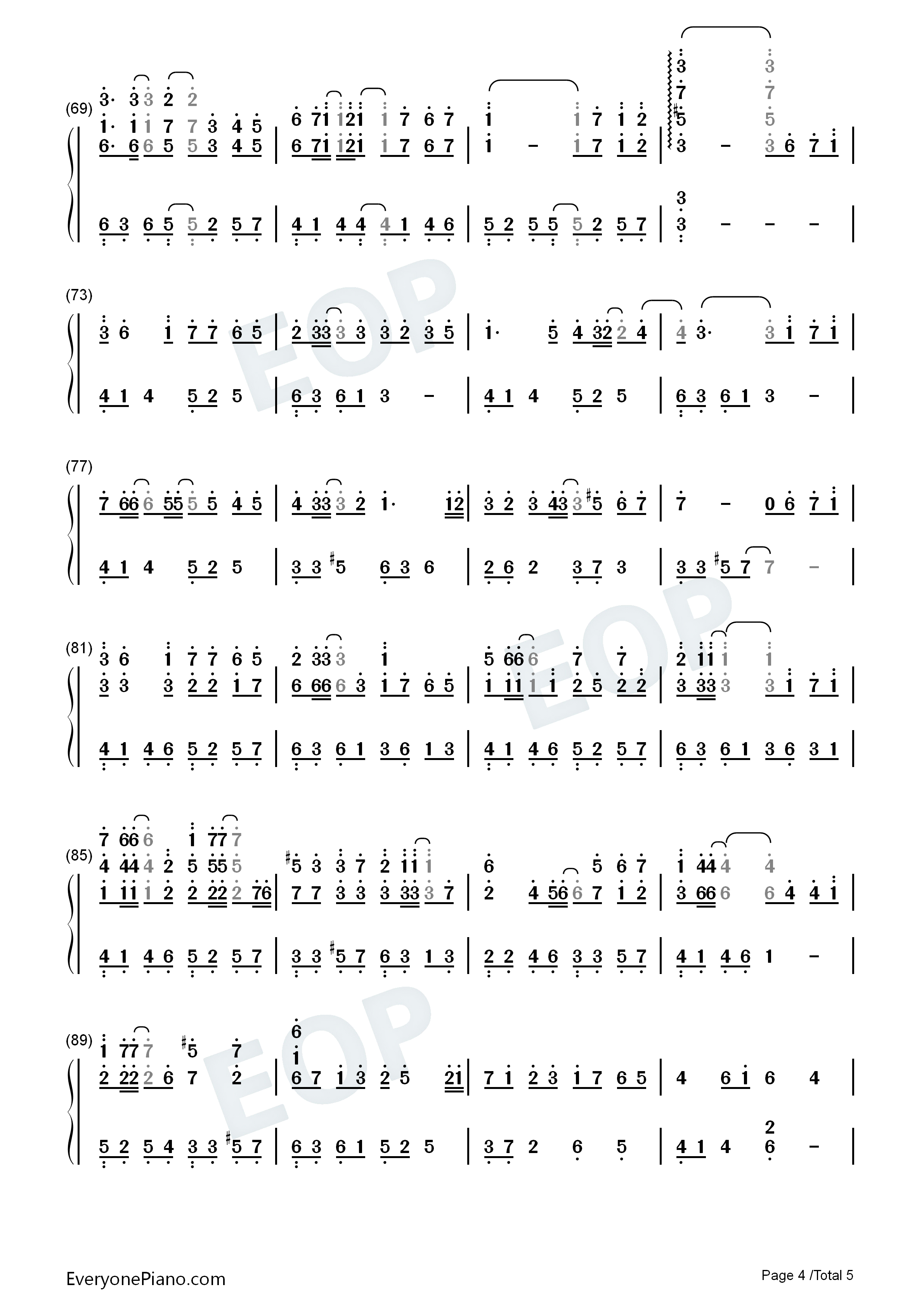 吹梦到西洲钢琴简谱_黄诗扶_妖扬演唱