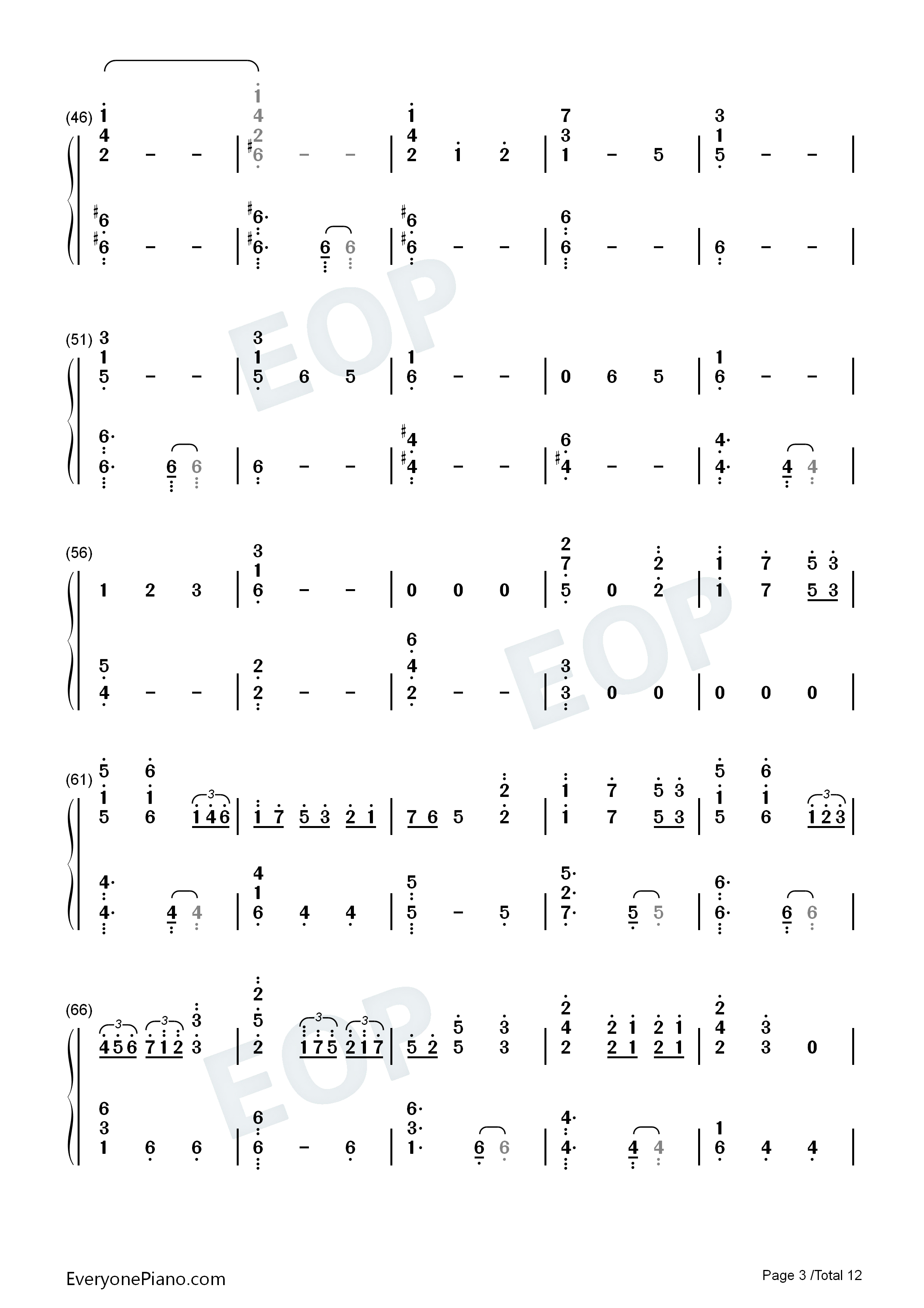 Unlasting钢琴简谱_LiSA演唱