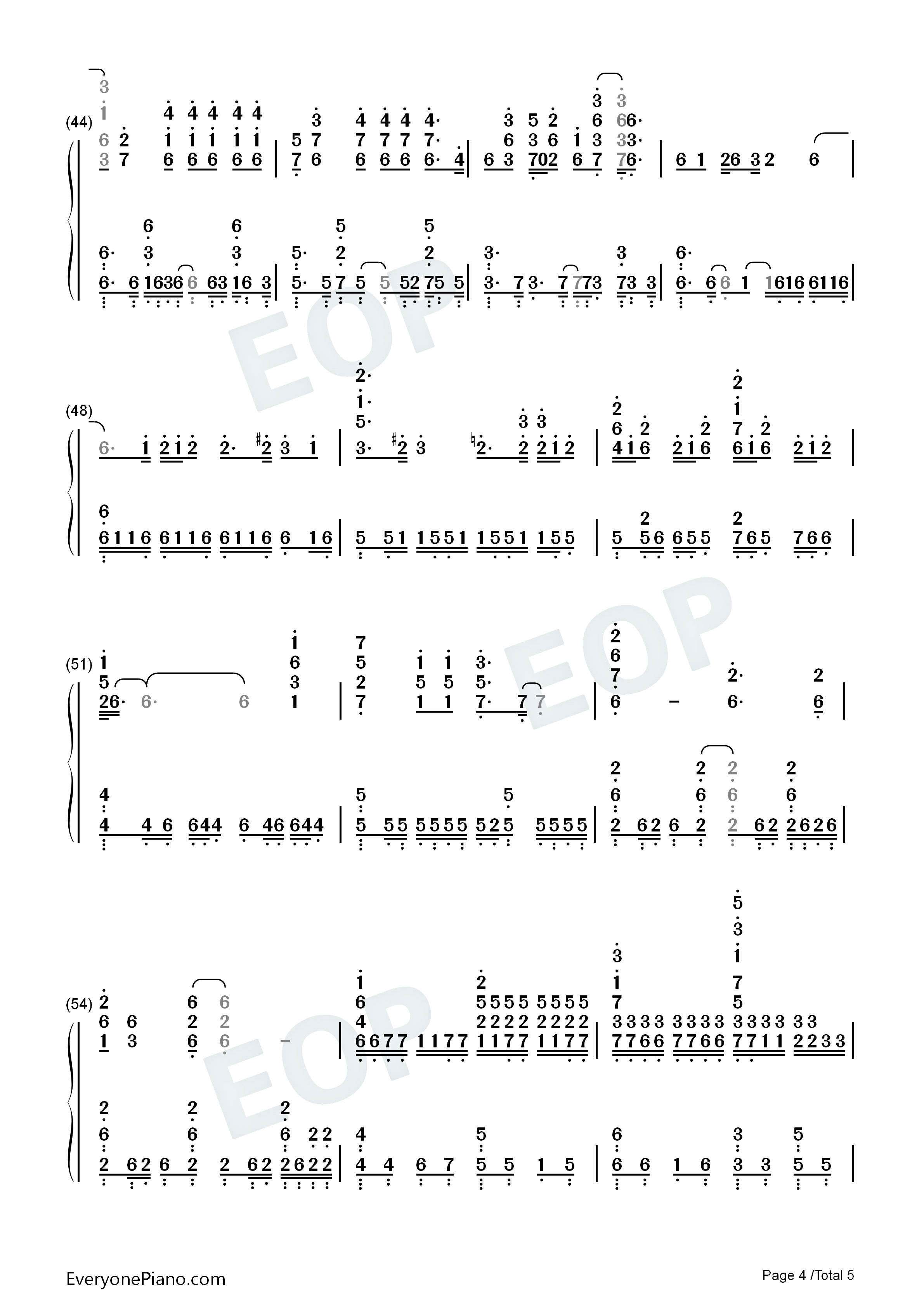 Phoenix钢琴简谱_Cailin_Russo_Chrissy_Costanza演唱