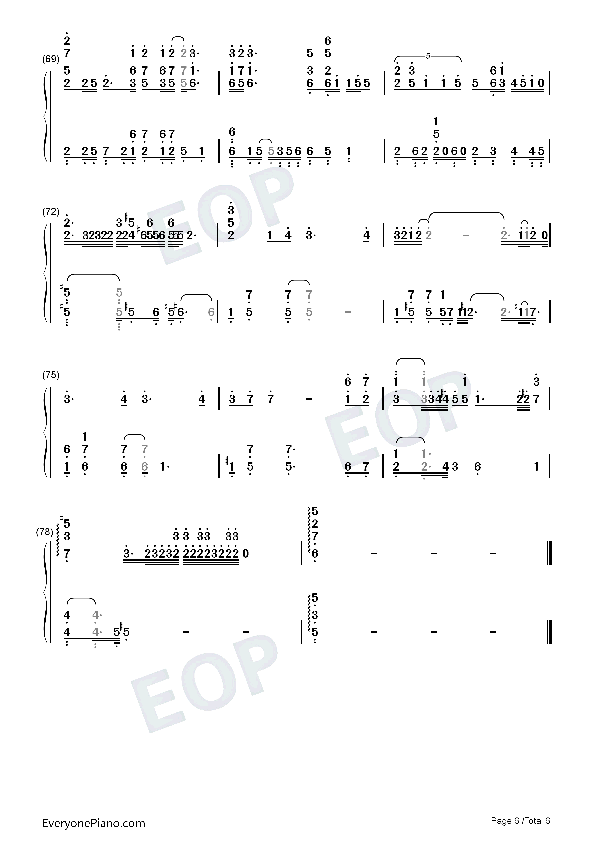 年轮说钢琴简谱_杨丞琳演唱