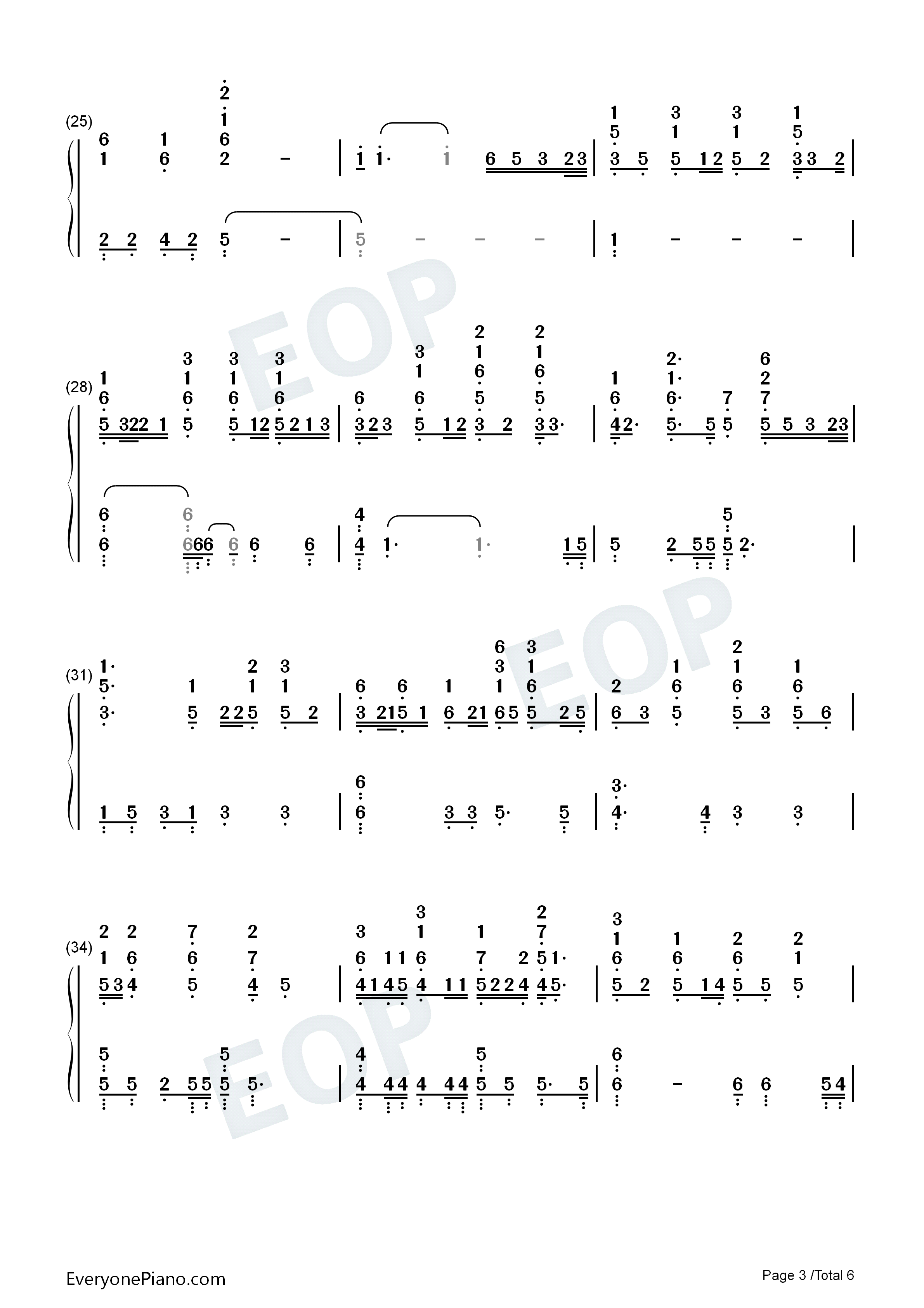 I_LUV_U钢琴简谱_刘宪华演唱