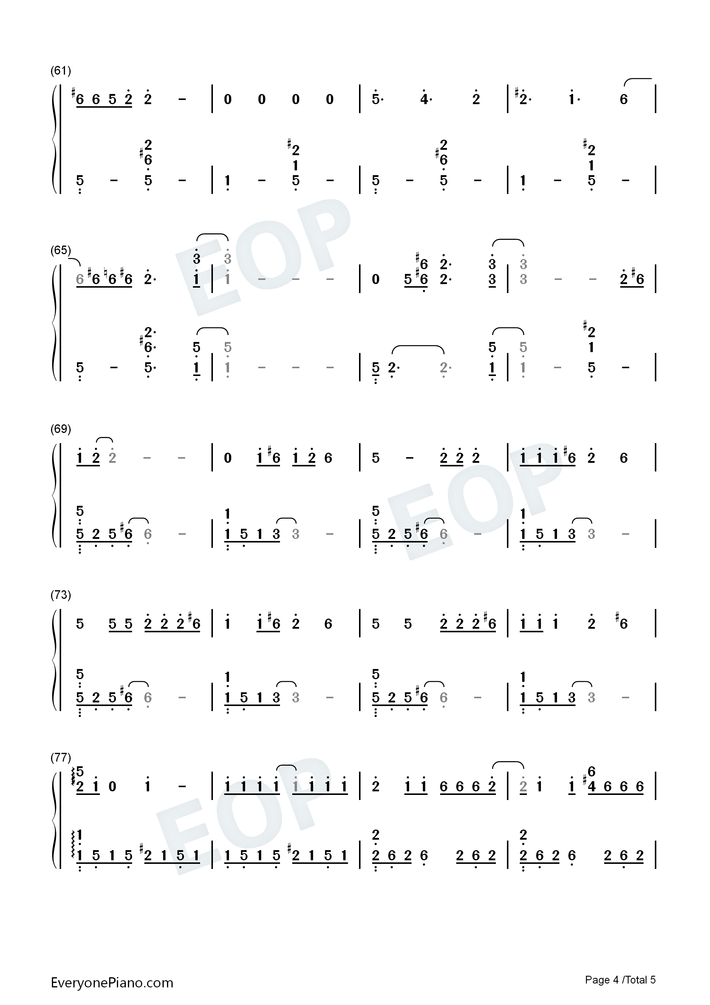 Doin_Time钢琴简谱_Lana_Del_Rey演唱