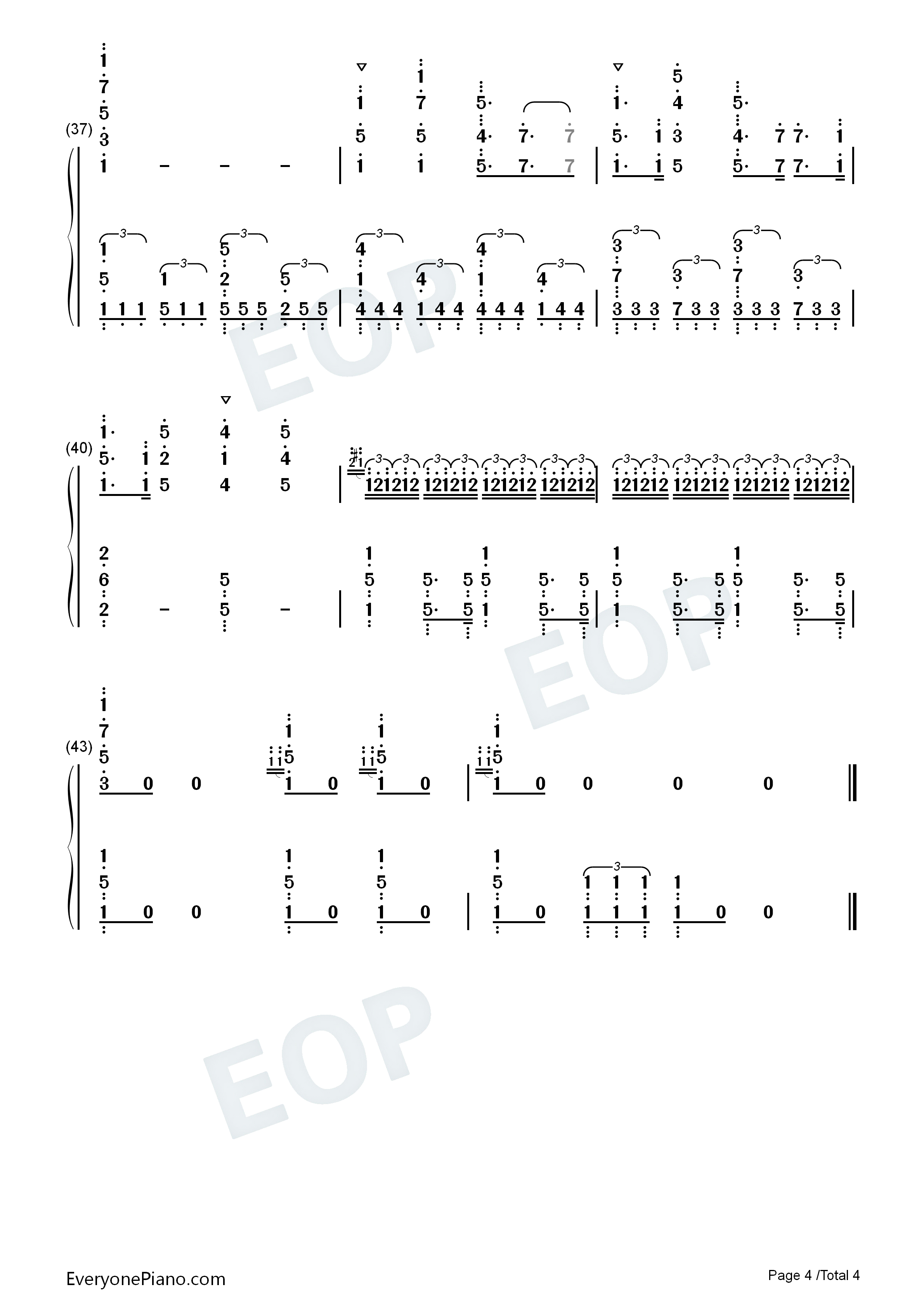 爆笑ぼっち塾校歌钢琴简谱_森下千咲_田中美海_鬼头明里_黑濑优子演唱