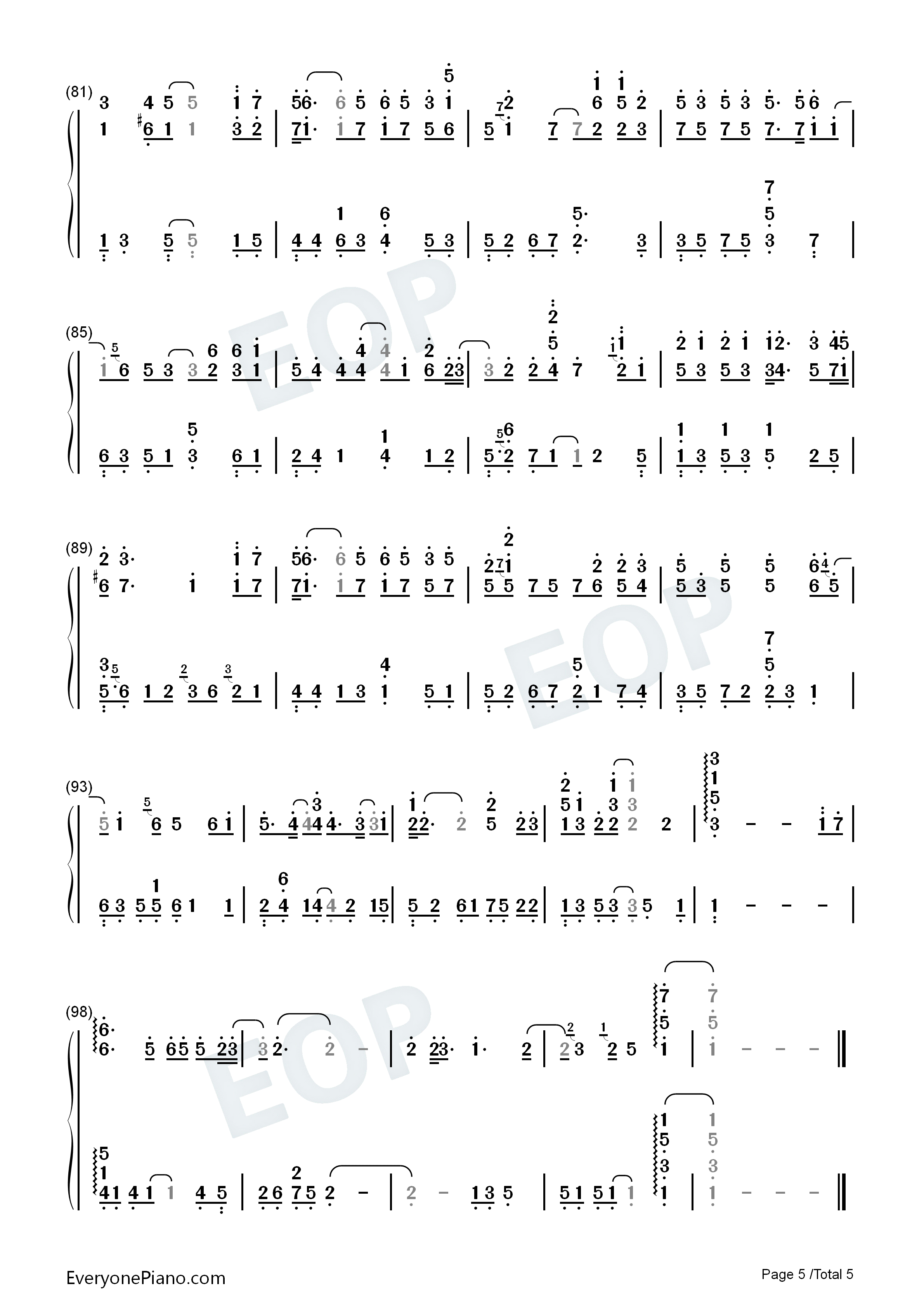 这一生关于你的风景钢琴简谱_枯木逢春演唱